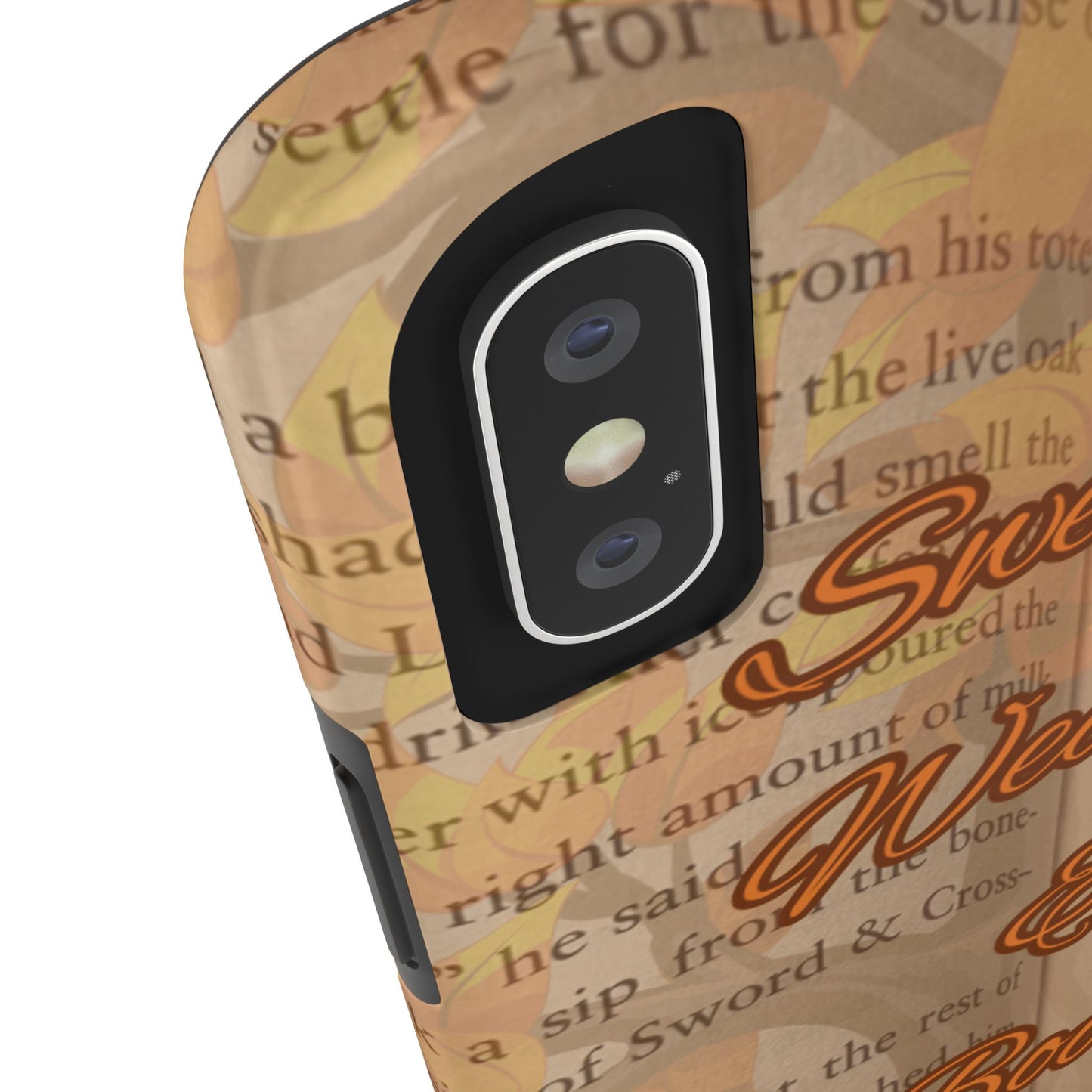 Sweater Weather Phone Case, Cozy Book Lover Accessories, Fall Aesthetic, Ideal for Readers, Unique Gift for Bookworms, Autumn Vibes