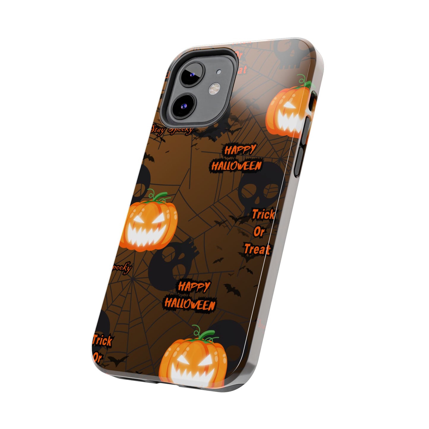 Halloween Tough Phone Cases, Spooky Mobile Covers, Trick or Treat Phone Case, Halloween Gifts, Fall Tech Accessories