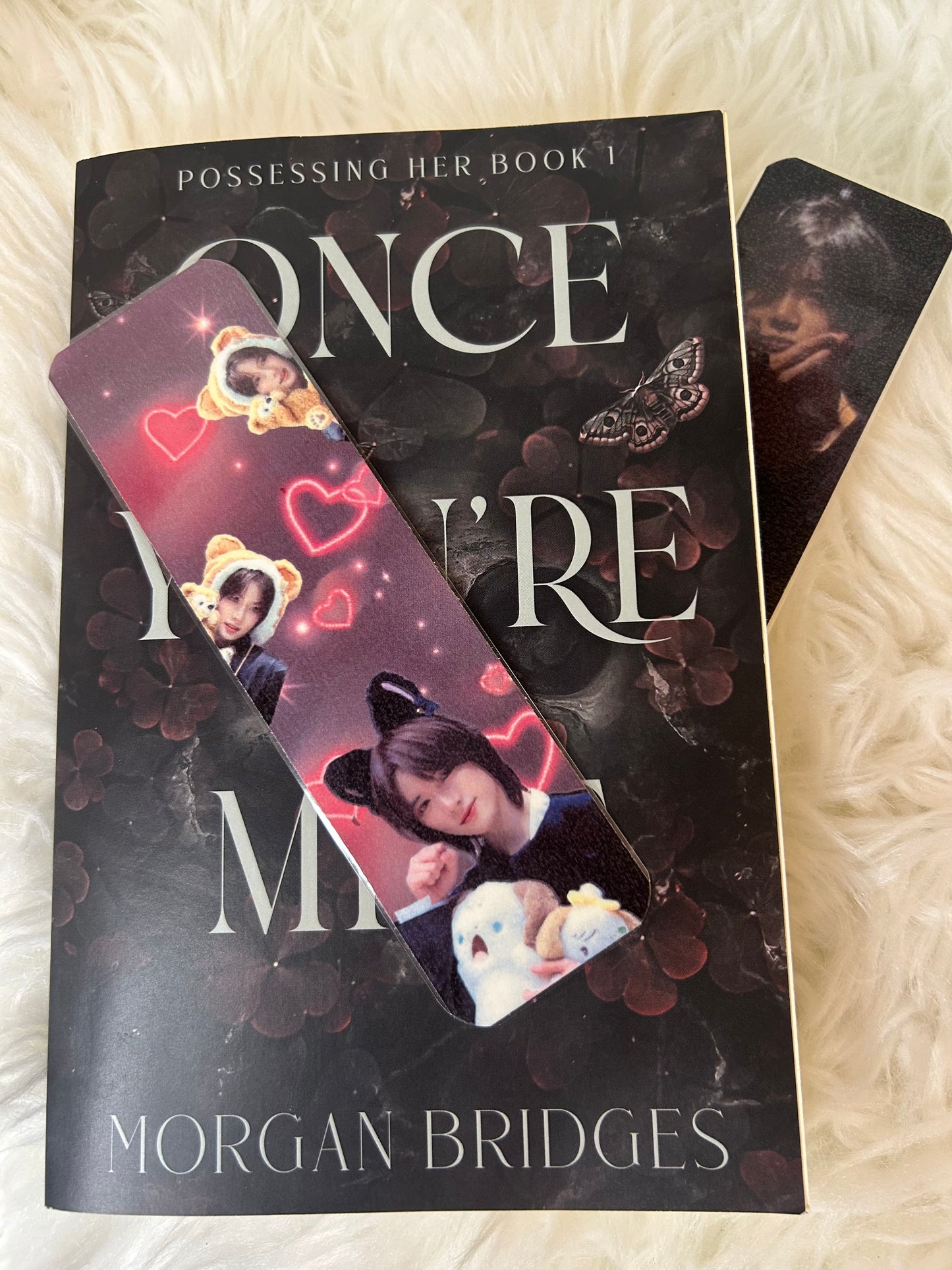TomorrowxTogether Bookmarks - Collection of Unique Designs Featuring Heart Patterns and Character Images