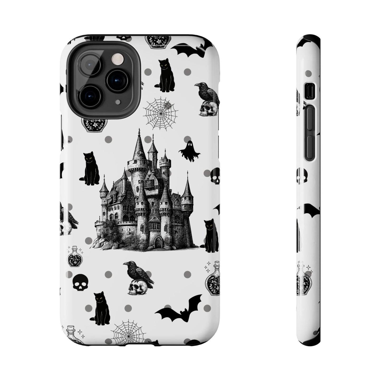 Gothic Castle Phone Cases - Tough & Stylish, Halloween Gifts, Spooky Vibe, Unique Designs, Phone Accessories, Customized Cases