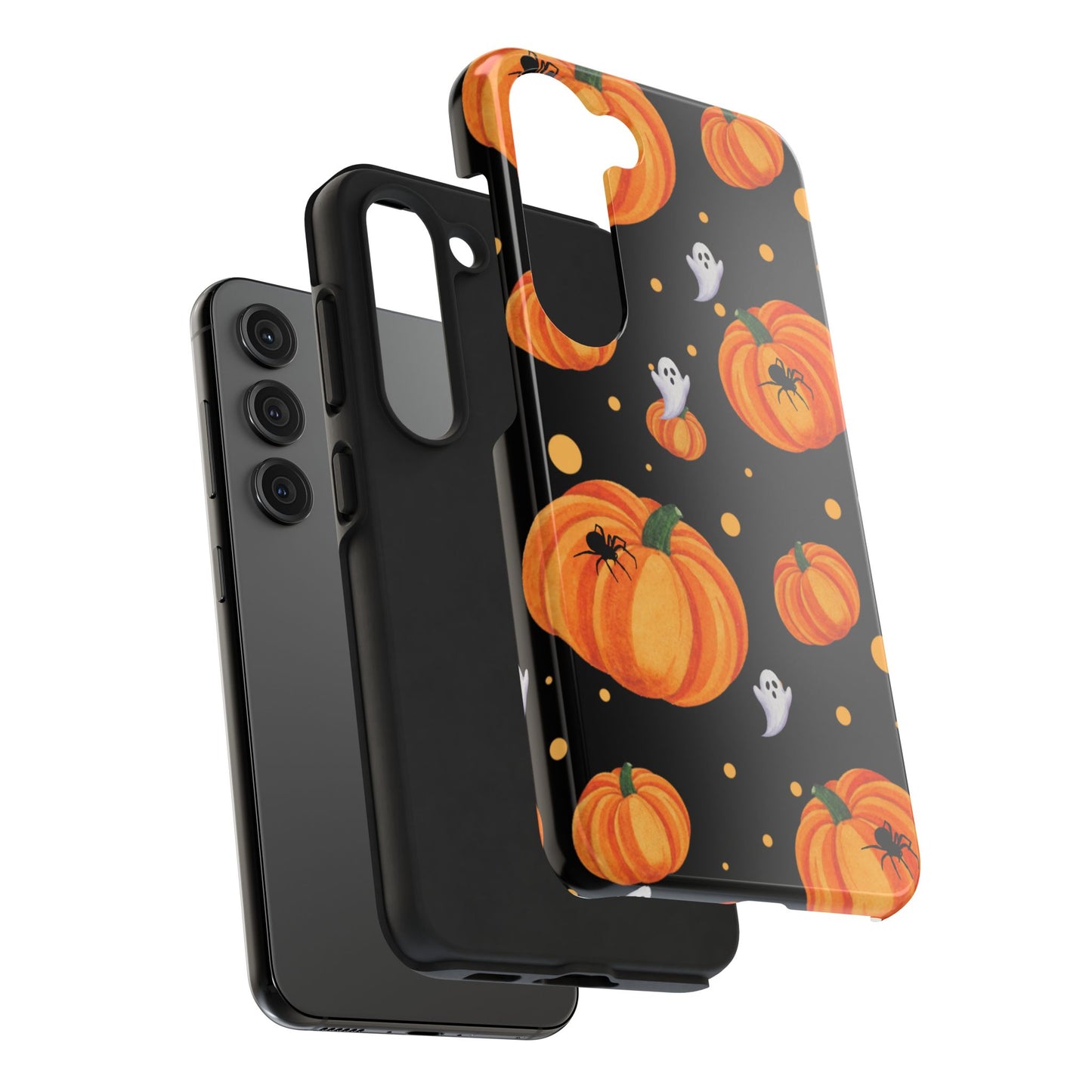 Halloween Pumpkin Phone Case, Spooky Ghost Phone Cover, Fall Autumn Decor, Cute Halloween Gifts, Mobile Protection