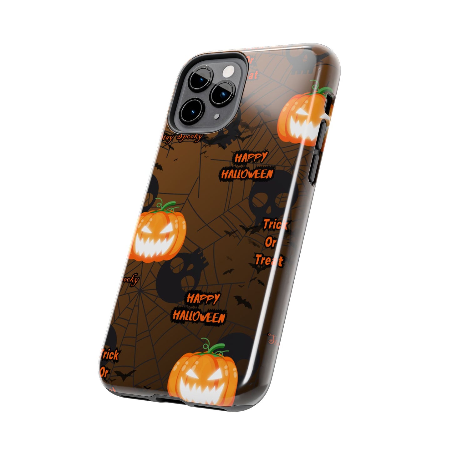 Halloween Tough Phone Cases, Spooky Mobile Covers, Trick or Treat Phone Case, Halloween Gifts, Fall Tech Accessories