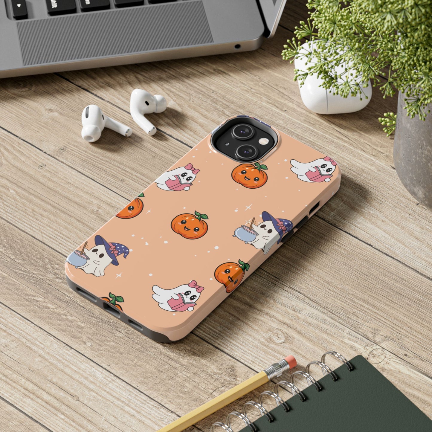 Halloween Ghosts Phone Case, Cute Tough Case, Pumpkin Designs, Spooky Decor, Fall Accessories, Trick or Treat Gift