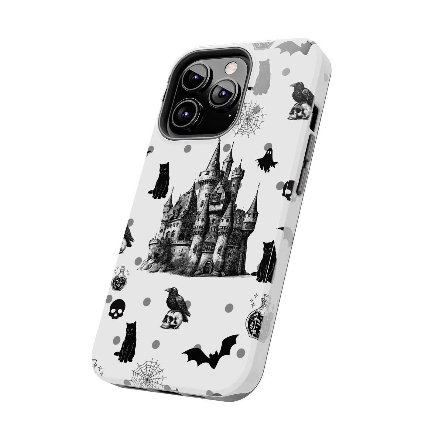 Gothic Castle Phone Cases - Tough & Stylish, Halloween Gifts, Spooky Vibe, Unique Designs, Phone Accessories, Customized Cases