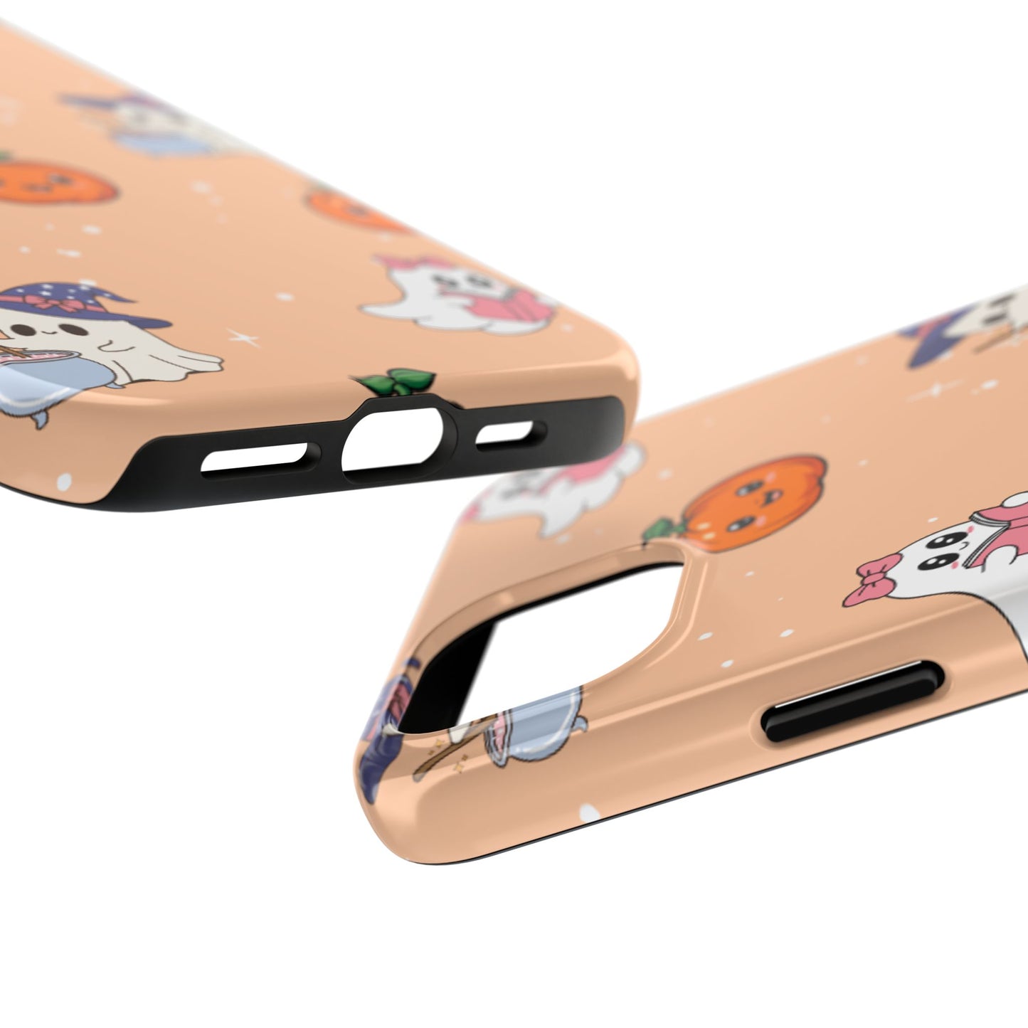 Halloween Ghosts Phone Case, Cute Tough Case, Pumpkin Designs, Spooky Decor, Fall Accessories, Trick or Treat Gift