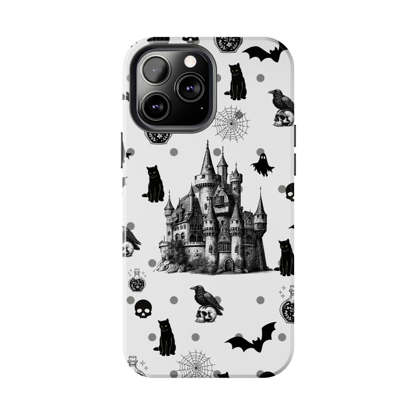 Gothic Castle Phone Cases - Tough & Stylish, Halloween Gifts, Spooky Vibe, Unique Designs, Phone Accessories, Customized Cases
