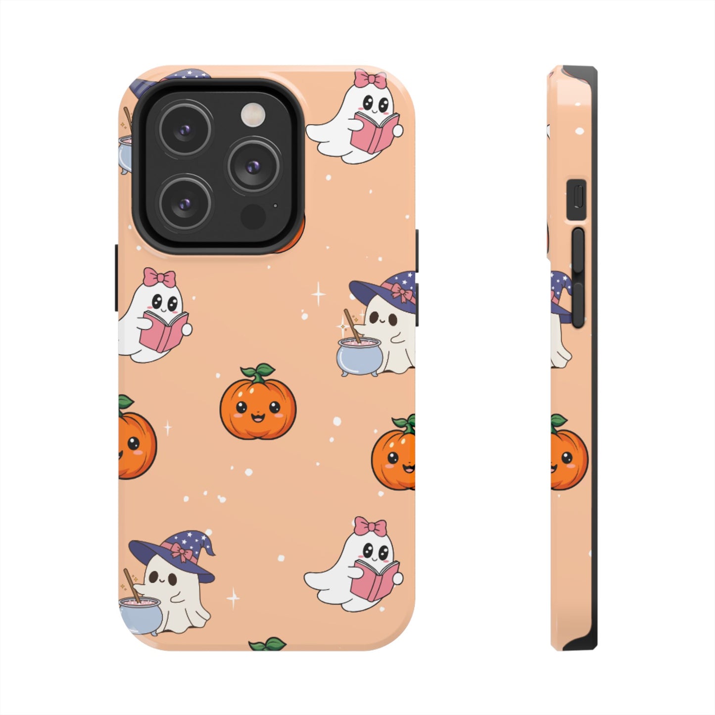 Halloween Ghosts Phone Case, Cute Tough Case, Pumpkin Designs, Spooky Decor, Fall Accessories, Trick or Treat Gift