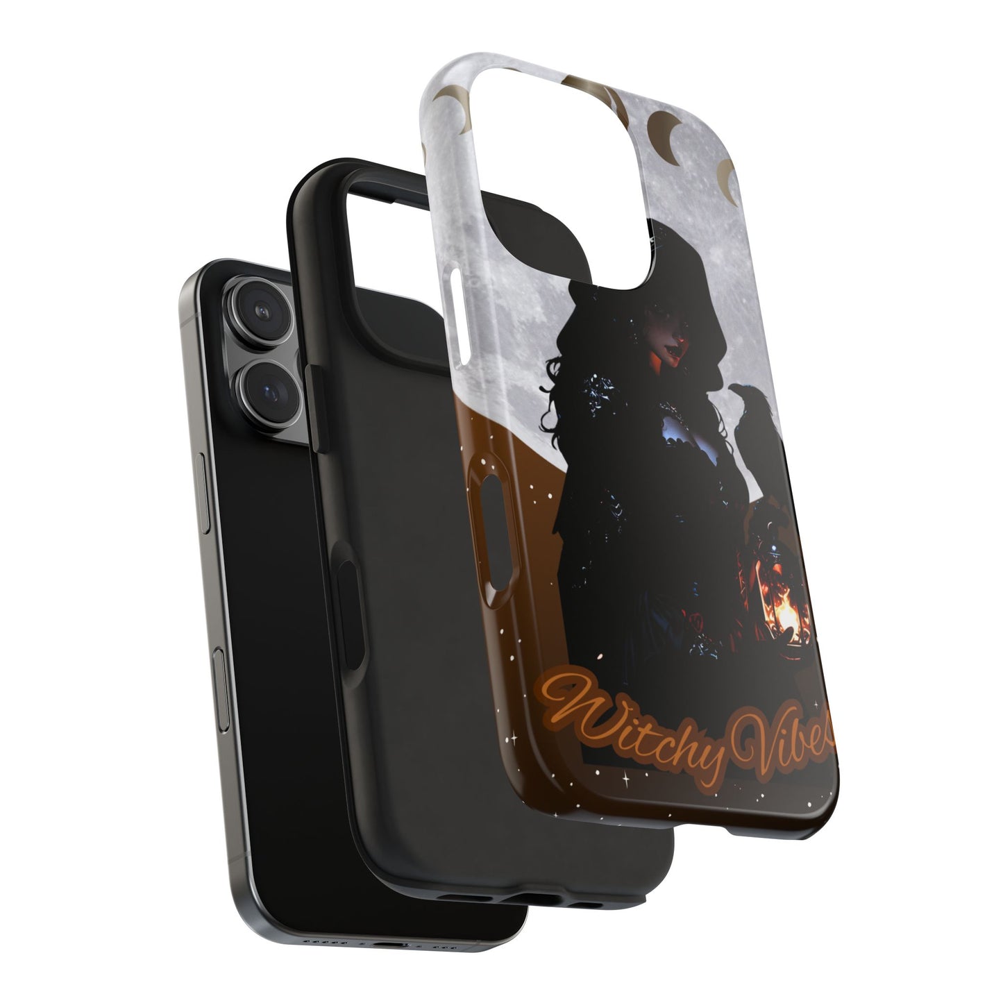 Witchy Vibes Tough Phone Case | Artistic Protection for Your Phone | Halloween Gifts, Witch Accessories, Unique Phone Cover, Magical Decor