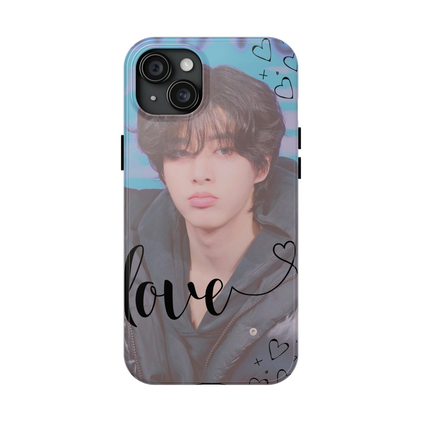 Jake Sim Phone Case, Trendy Phone Accessory, Unique Gift, Love Design, Customizable Phone Case, Heart Print Case
