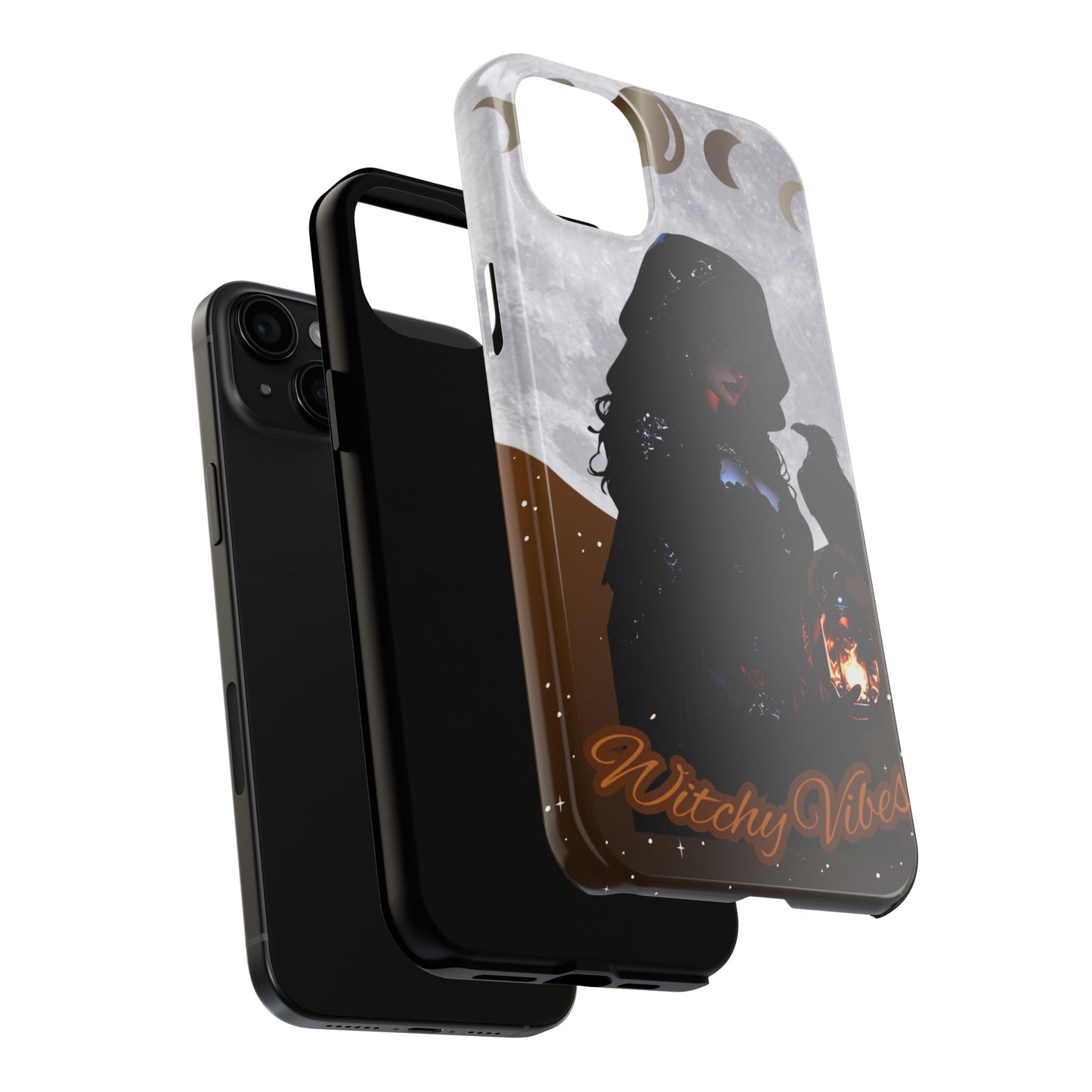 Witchy Vibes Tough Phone Case | Artistic Protection for Your Phone | Halloween Gifts, Witch Accessories, Unique Phone Cover, Magical Decor