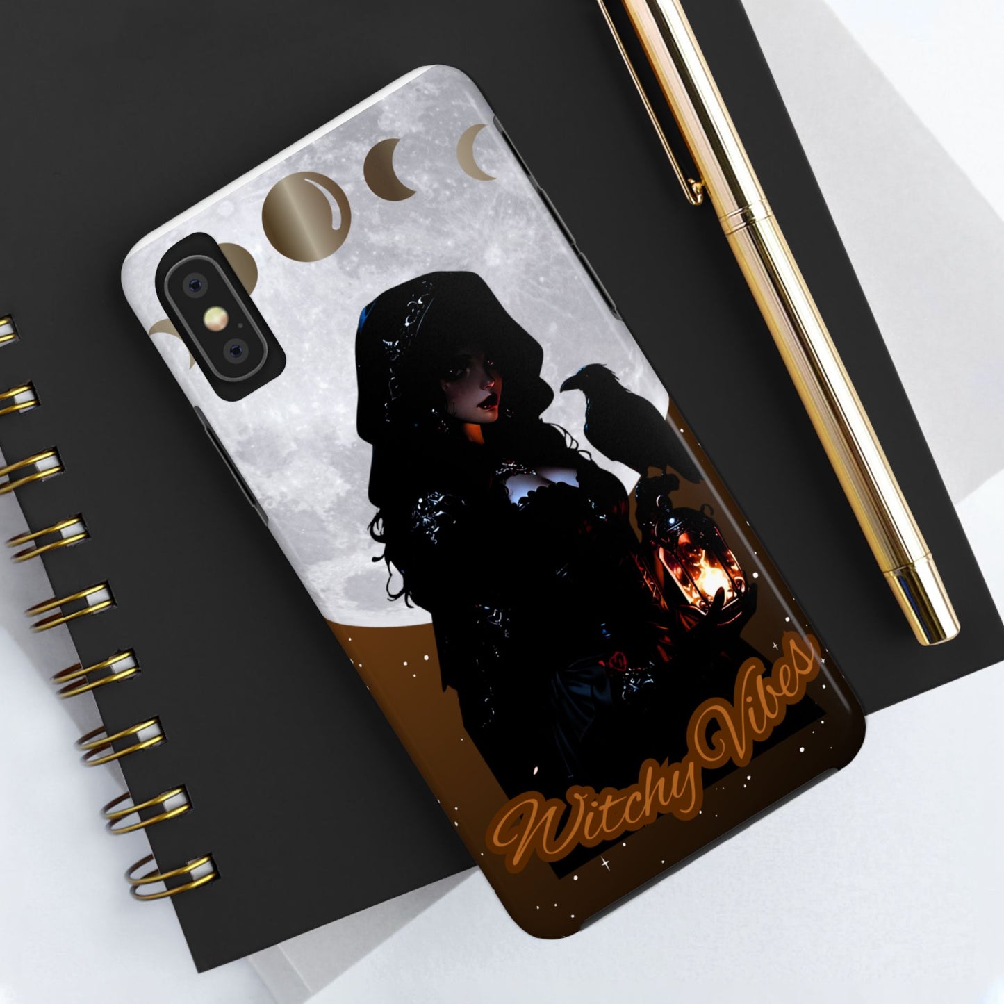 Witchy Vibes Tough Phone Case | Artistic Protection for Your Phone | Halloween Gifts, Witch Accessories, Unique Phone Cover, Magical Decor