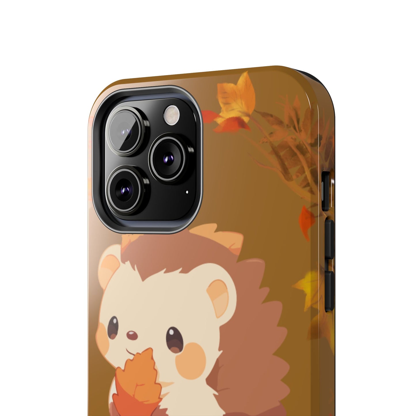 Cute Hedgehog Phone Cases, Fall Decor, Animal Lovers Gifts, Autumn Vibes, Unique Cell Phone Cover, Hedgehog Design