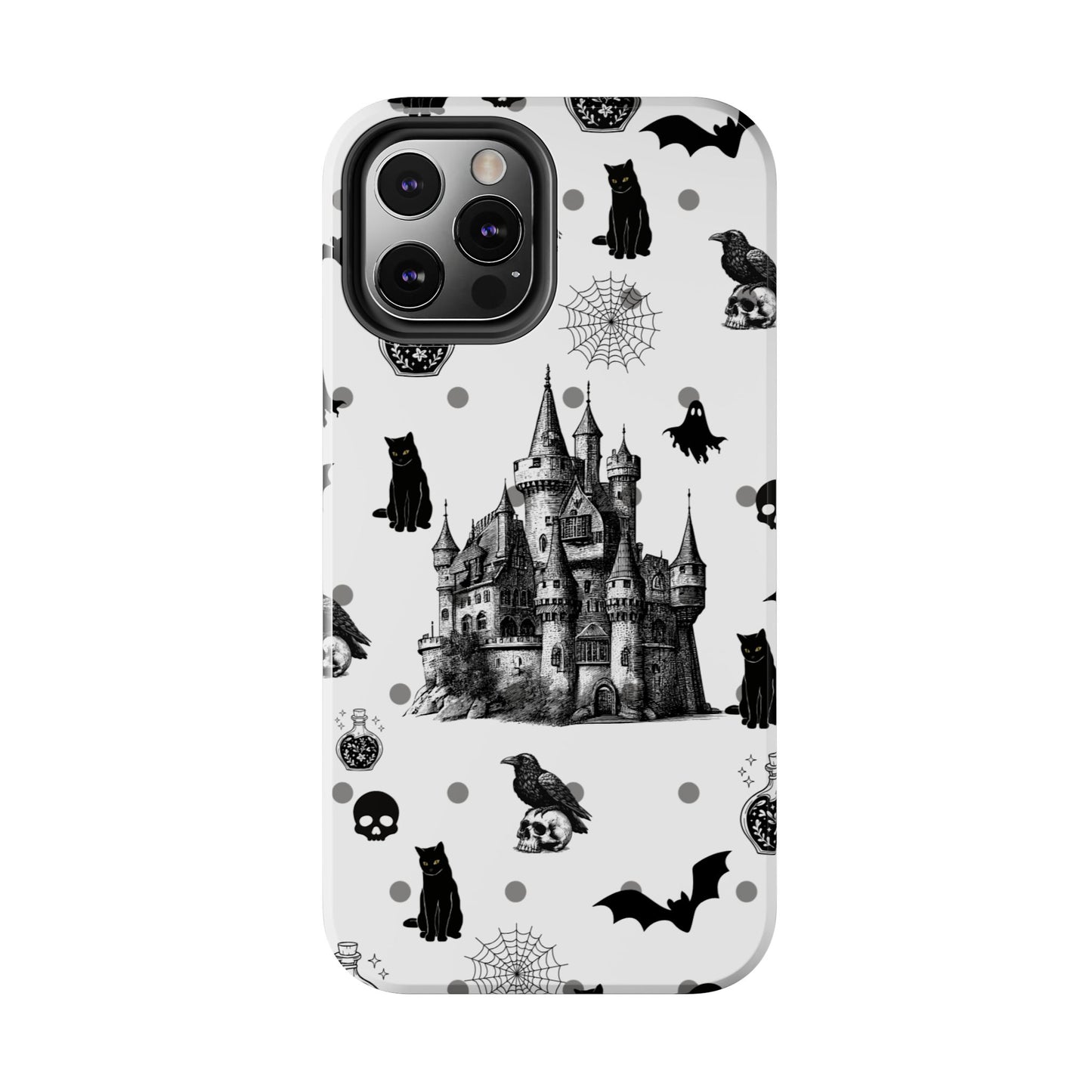 Gothic Castle Phone Cases - Tough & Stylish, Halloween Gifts, Spooky Vibe, Unique Designs, Phone Accessories, Customized Cases