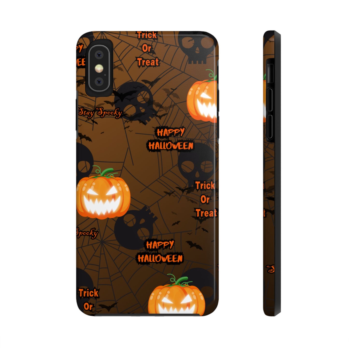 Halloween Tough Phone Cases, Spooky Mobile Covers, Trick or Treat Phone Case, Halloween Gifts, Fall Tech Accessories