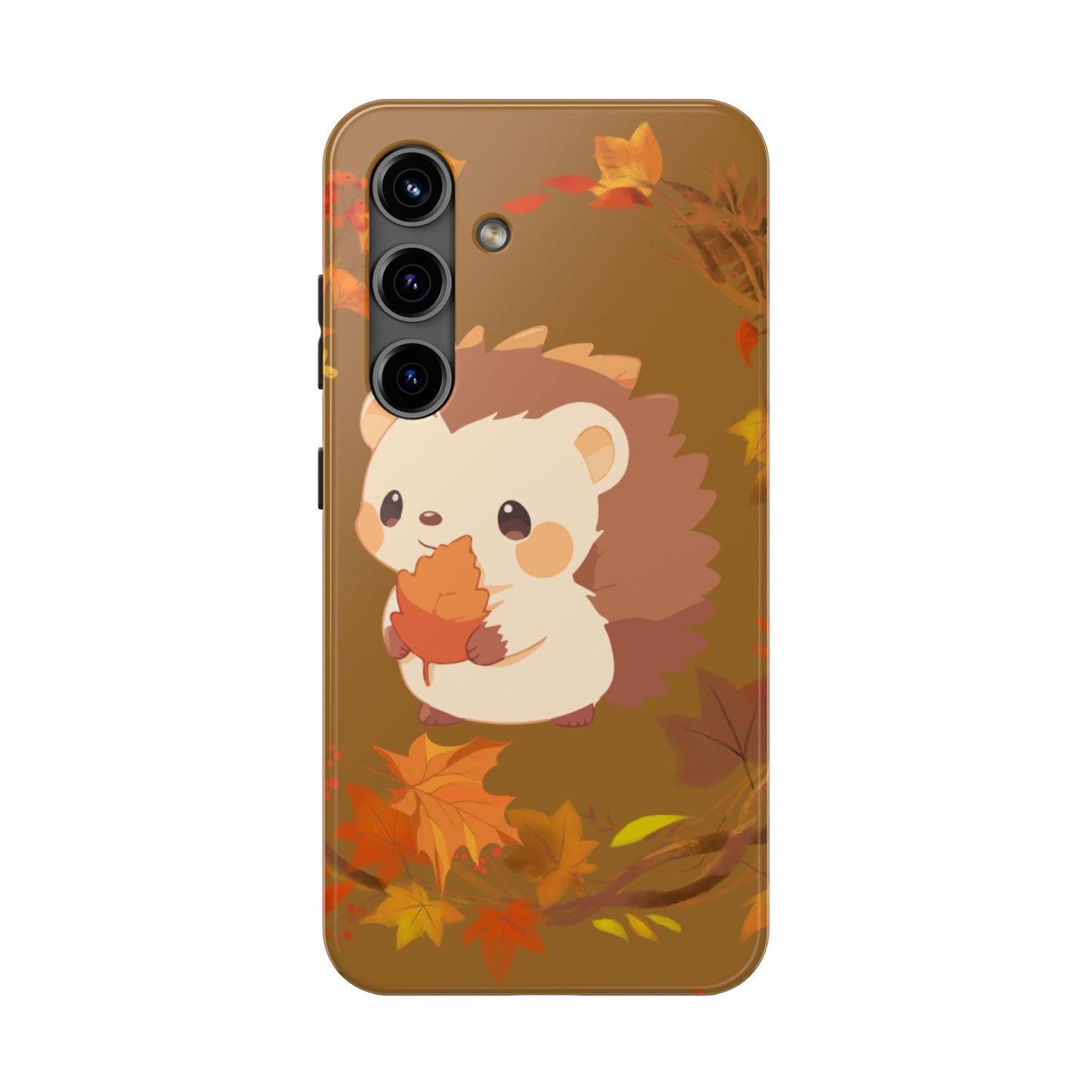 Cute Hedgehog Phone Cases, Fall Decor, Animal Lovers Gifts, Autumn Vibes, Unique Cell Phone Cover, Hedgehog Design
