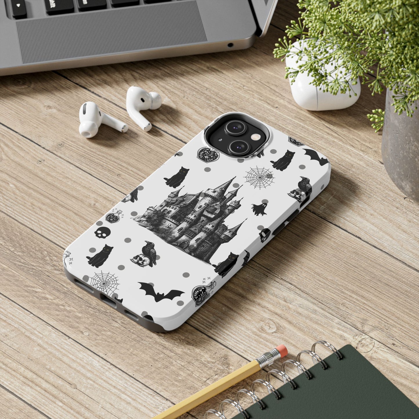 Gothic Castle Phone Cases - Tough & Stylish, Halloween Gifts, Spooky Vibe, Unique Designs, Phone Accessories, Customized Cases