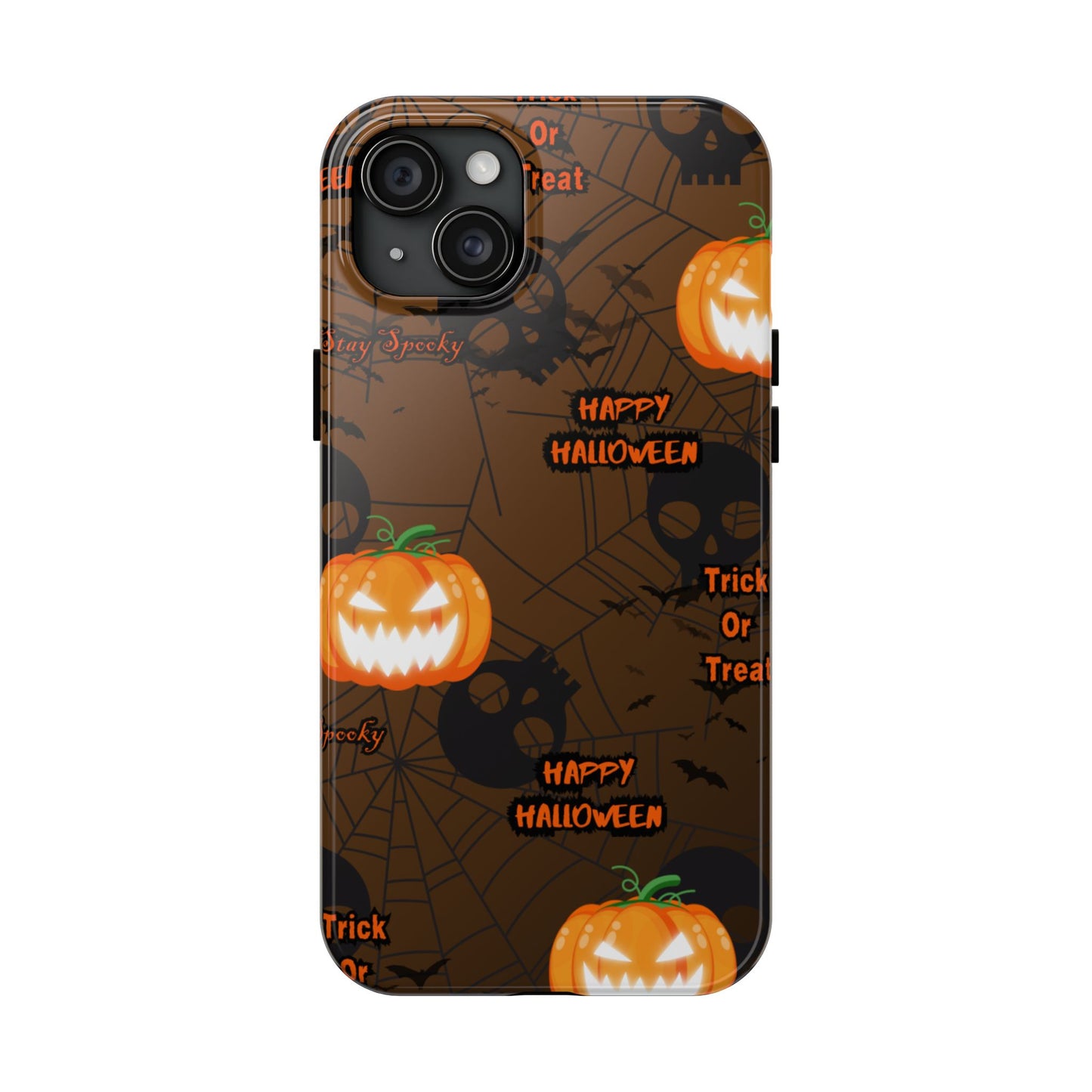 Halloween Tough Phone Cases, Spooky Mobile Covers, Trick or Treat Phone Case, Halloween Gifts, Fall Tech Accessories