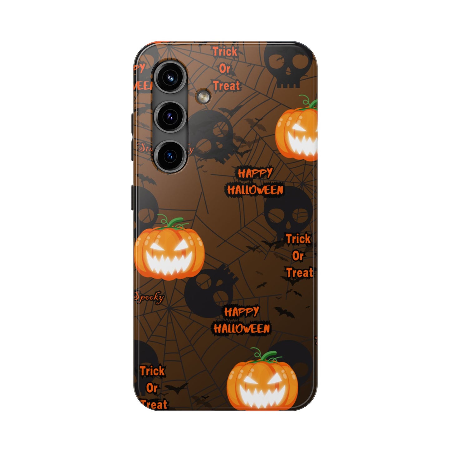 Halloween Tough Phone Cases, Spooky Mobile Covers, Trick or Treat Phone Case, Halloween Gifts, Fall Tech Accessories