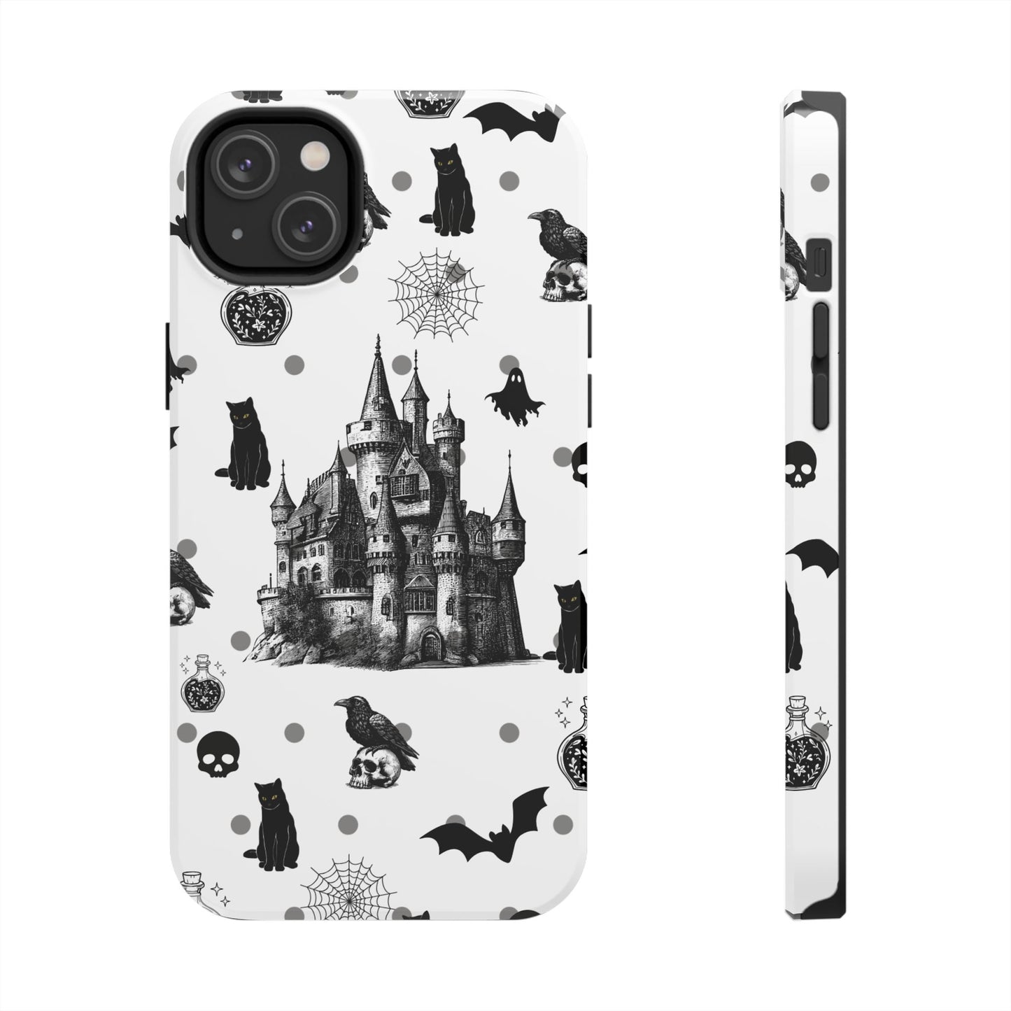 Gothic Castle Phone Cases - Tough & Stylish, Halloween Gifts, Spooky Vibe, Unique Designs, Phone Accessories, Customized Cases