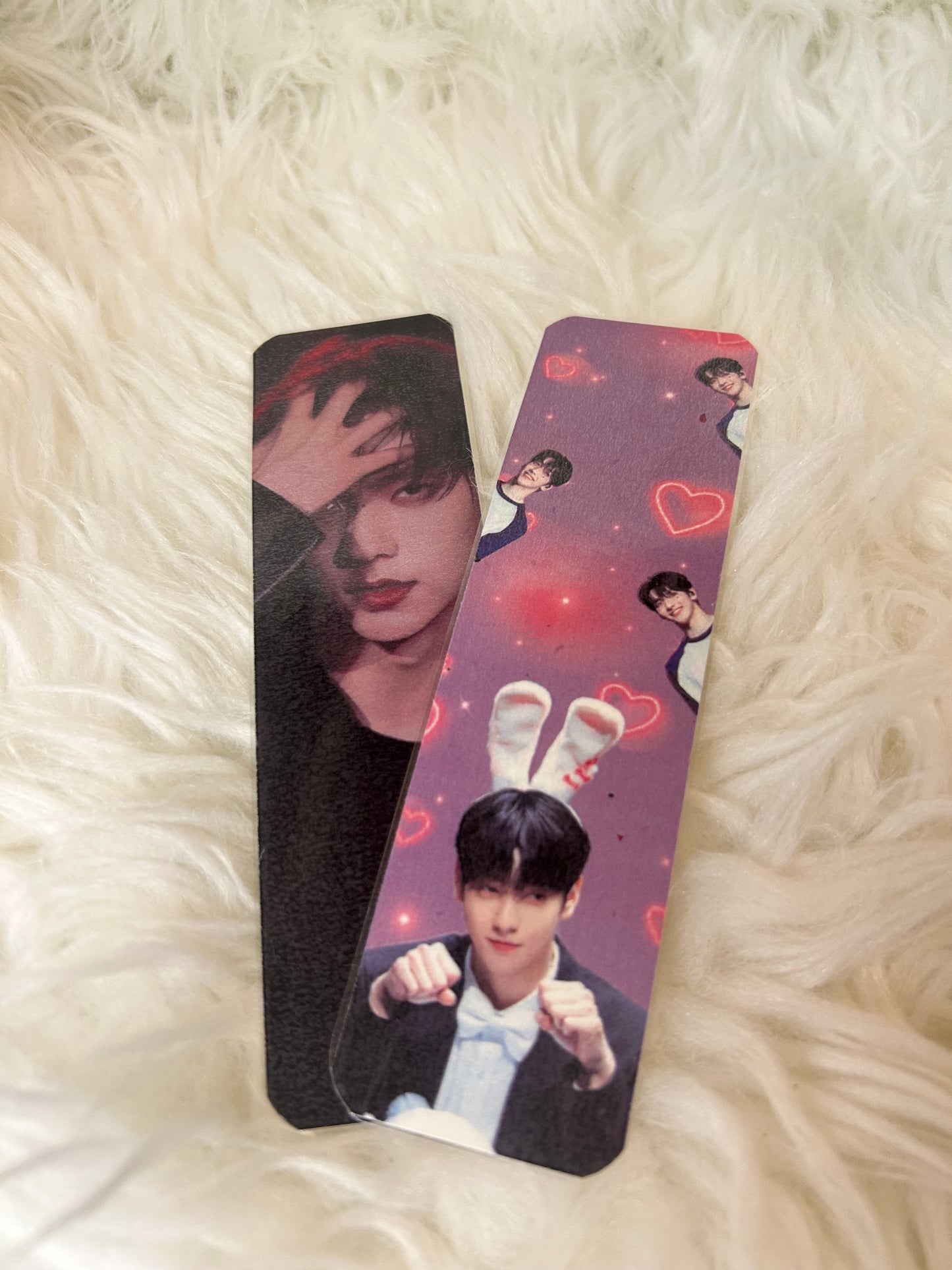 TomorrowxTogether Bookmarks - Collection of Unique Designs Featuring Heart Patterns and Character Images