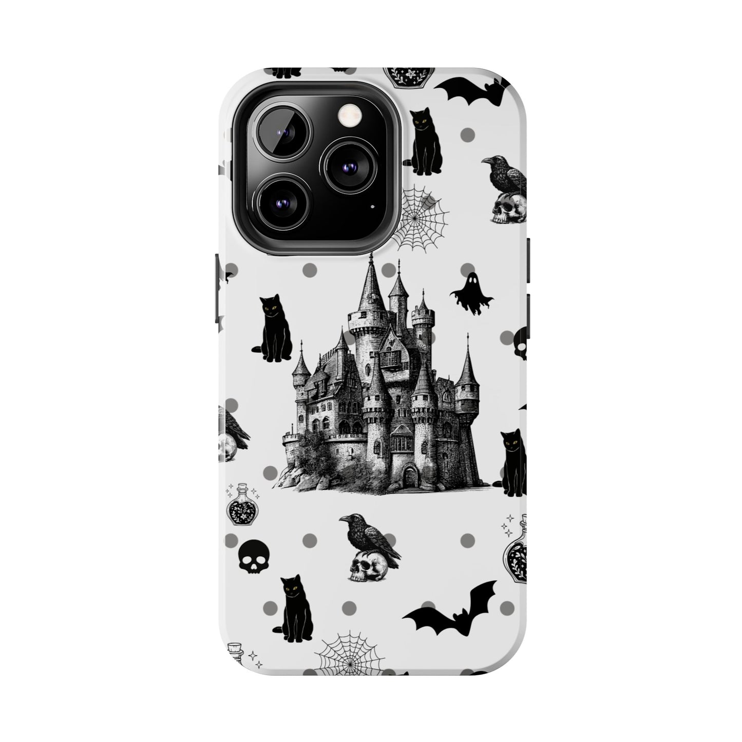 Gothic Castle Phone Cases - Tough & Stylish, Halloween Gifts, Spooky Vibe, Unique Designs, Phone Accessories, Customized Cases