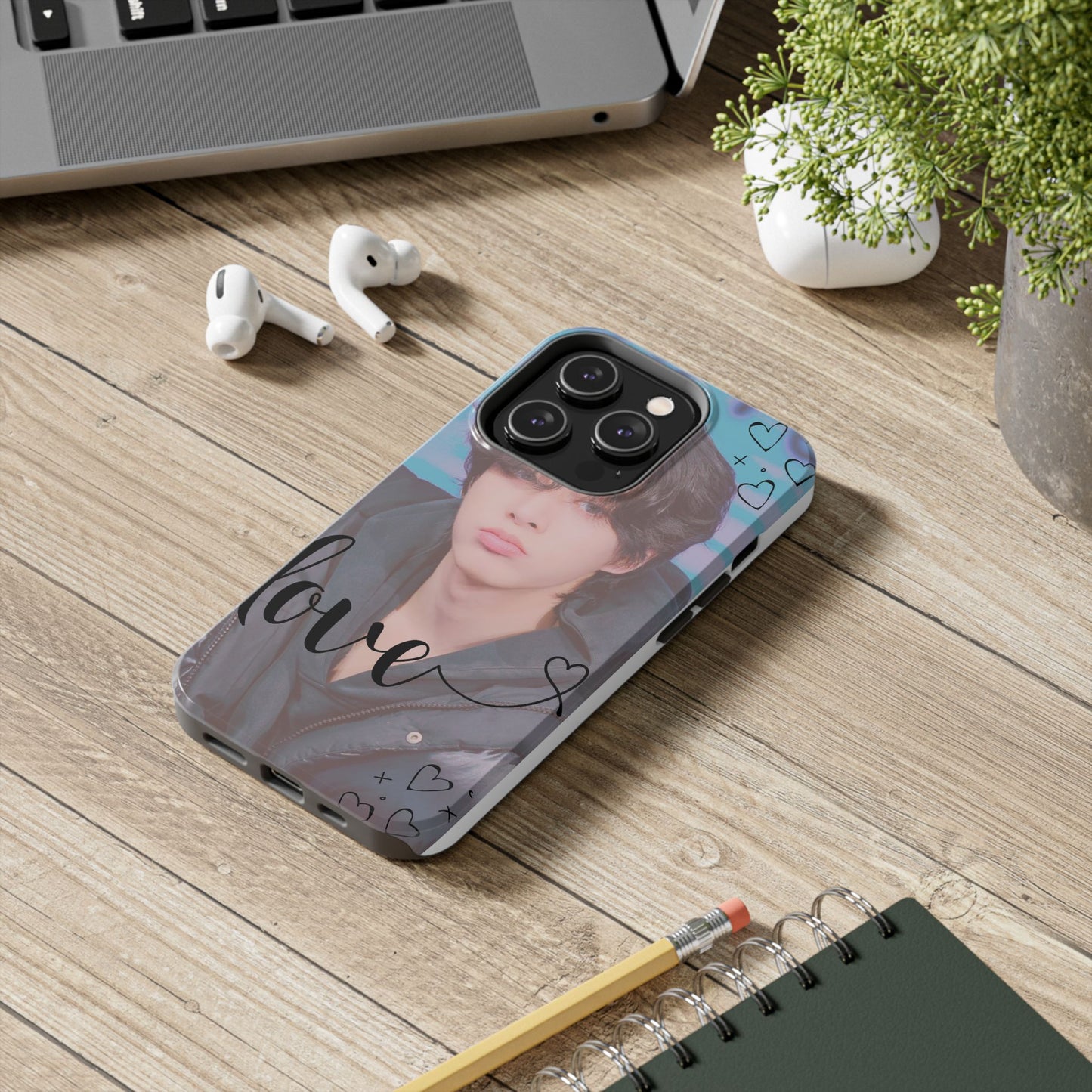 Jake Sim Phone Case, Trendy Phone Accessory, Unique Gift, Love Design, Customizable Phone Case, Heart Print Case
