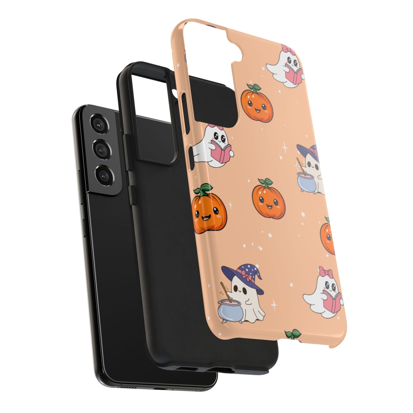 Halloween Ghosts Phone Case, Cute Tough Case, Pumpkin Designs, Spooky Decor, Fall Accessories, Trick or Treat Gift