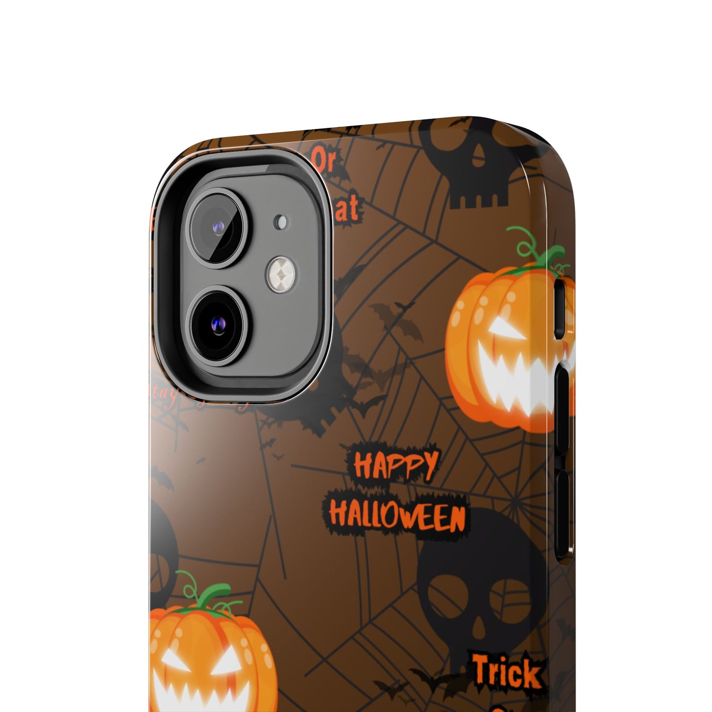 Halloween Tough Phone Cases, Spooky Mobile Covers, Trick or Treat Phone Case, Halloween Gifts, Fall Tech Accessories