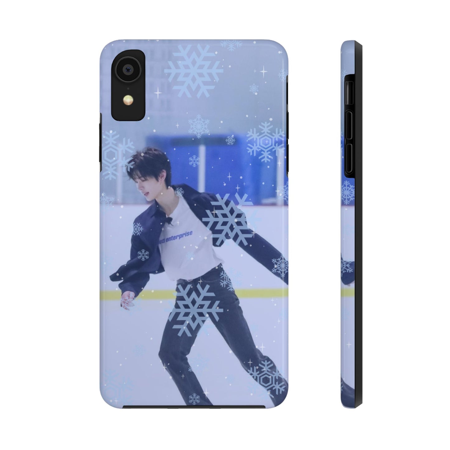 Ice Prince Tough Phone Case, Stylish Phone Protector, Winter Sports Accessory, Unique Gift for Skaters, Durable Phone Shell