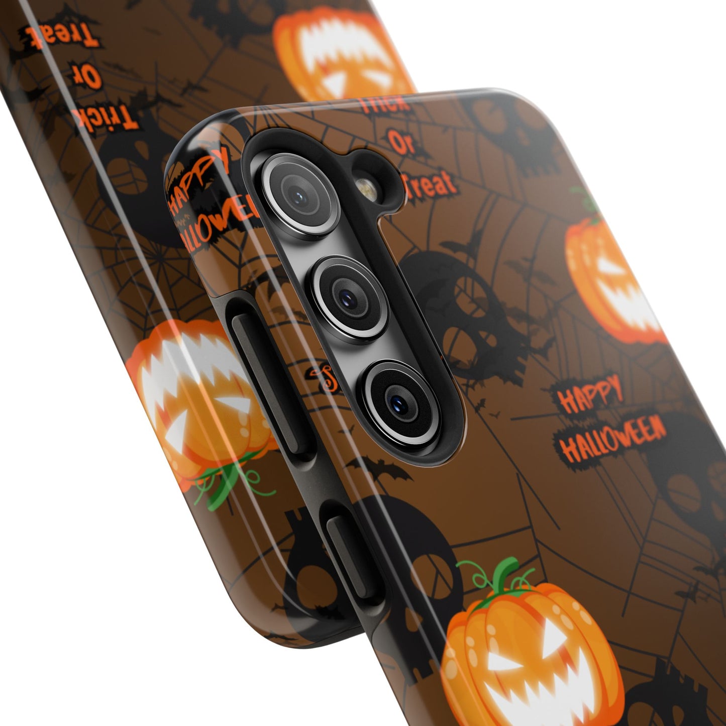 Halloween Tough Phone Cases, Spooky Mobile Covers, Trick or Treat Phone Case, Halloween Gifts, Fall Tech Accessories
