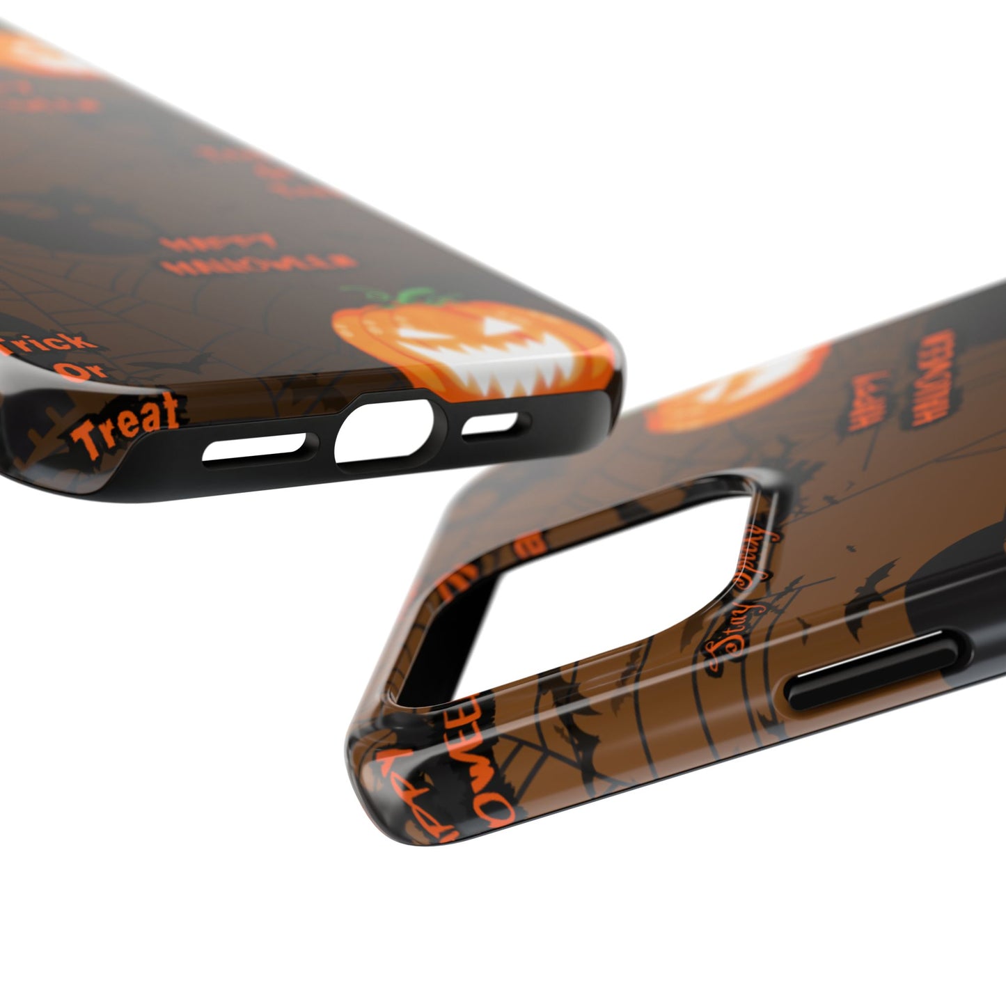 Halloween Tough Phone Cases, Spooky Mobile Covers, Trick or Treat Phone Case, Halloween Gifts, Fall Tech Accessories