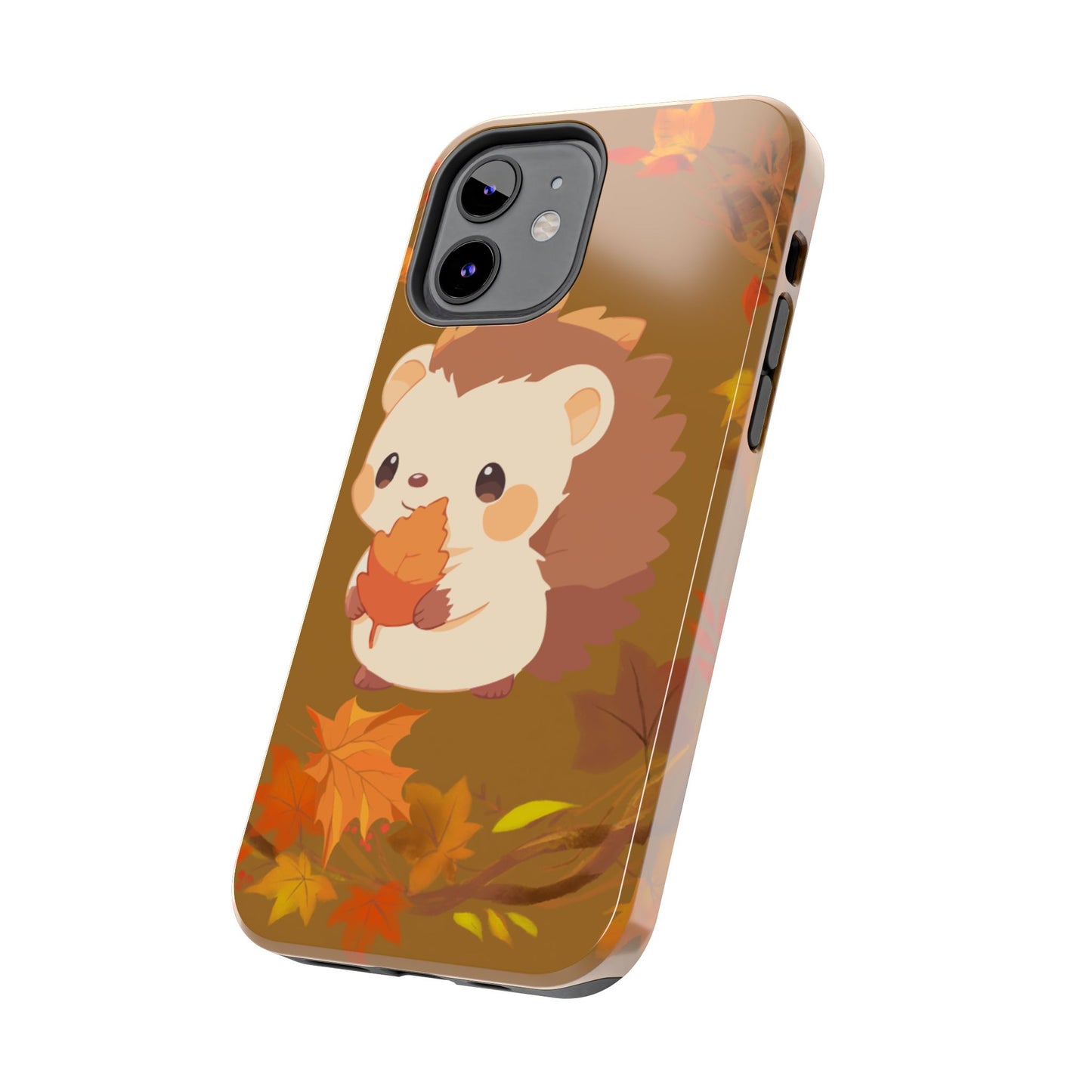 Cute Hedgehog Phone Cases, Fall Decor, Animal Lovers Gifts, Autumn Vibes, Unique Cell Phone Cover, Hedgehog Design