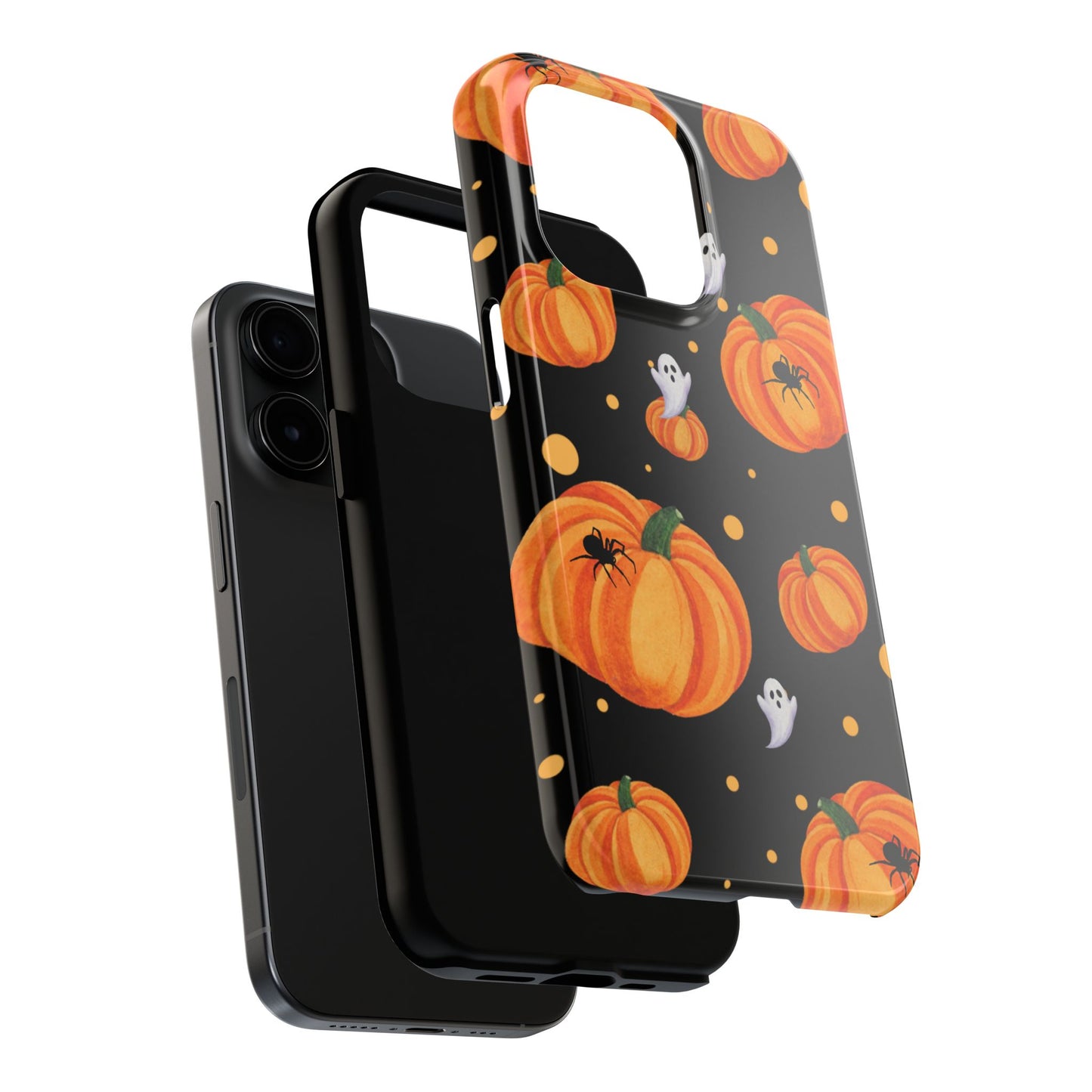 Halloween Pumpkin Phone Case, Spooky Ghost Phone Cover, Fall Autumn Decor, Cute Halloween Gifts, Mobile Protection