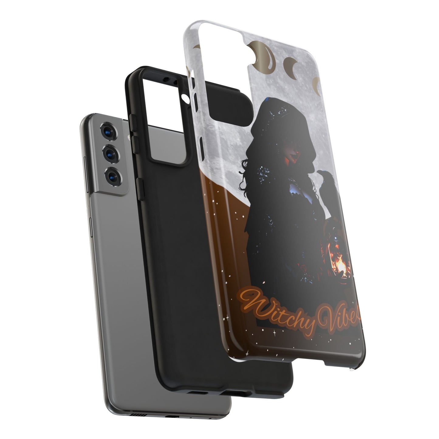 Witchy Vibes Tough Phone Case | Artistic Protection for Your Phone | Halloween Gifts, Witch Accessories, Unique Phone Cover, Magical Decor