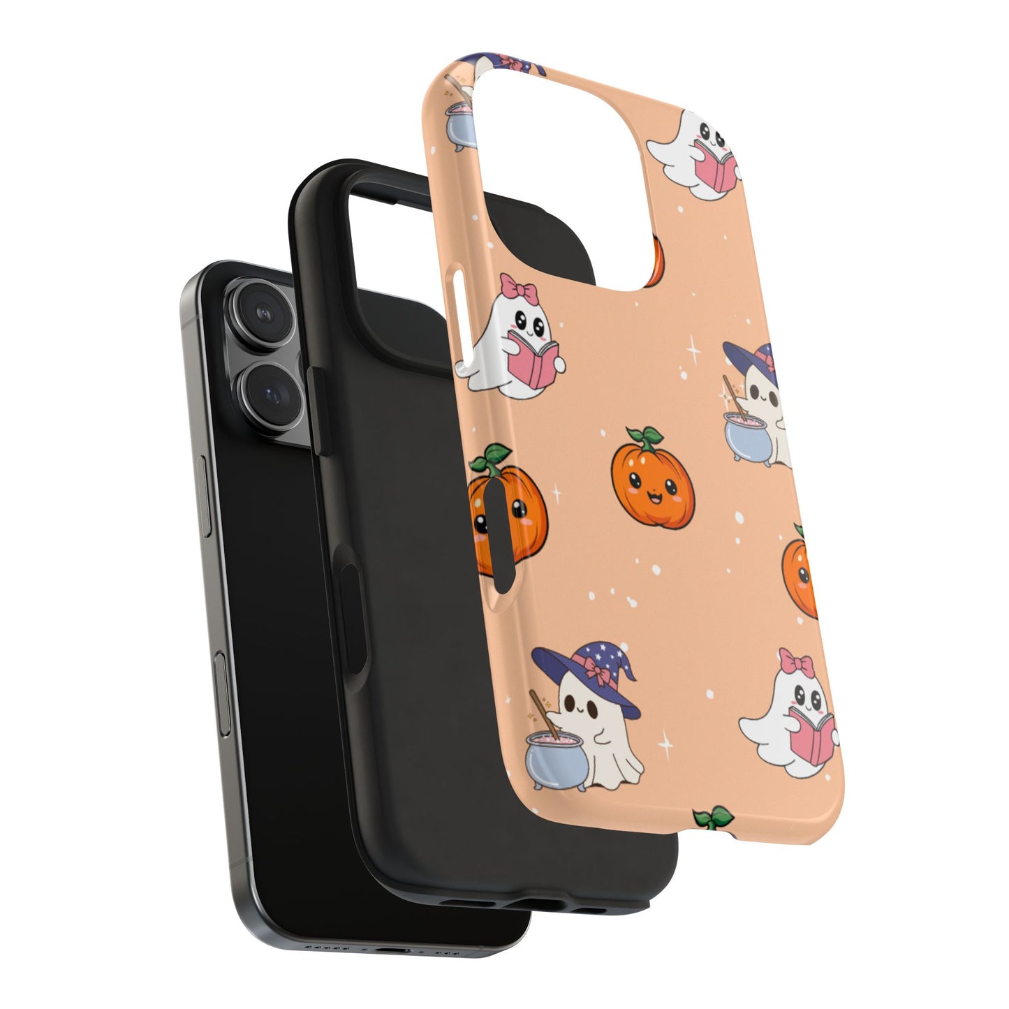 Halloween Ghosts Phone Case, Cute Tough Case, Pumpkin Designs, Spooky Decor, Fall Accessories, Trick or Treat Gift