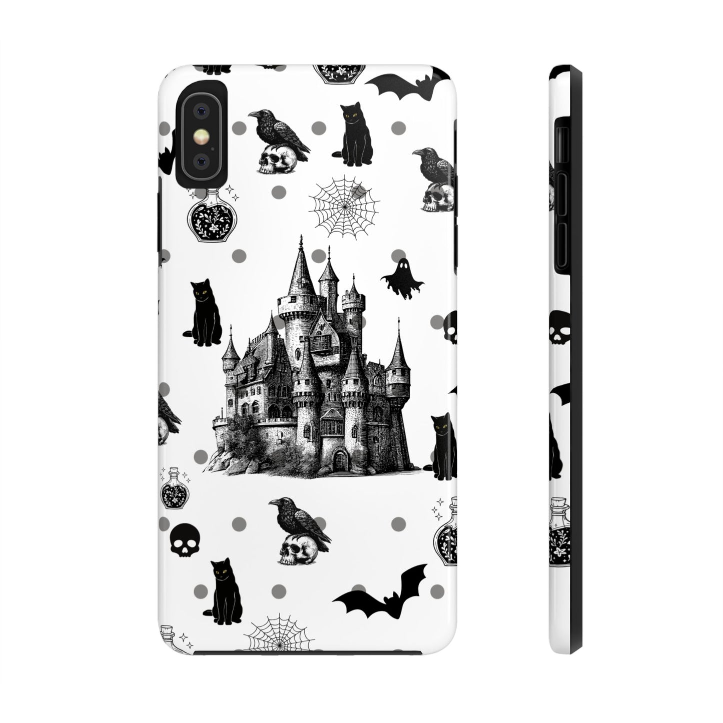 Gothic Castle Phone Cases - Tough & Stylish, Halloween Gifts, Spooky Vibe, Unique Designs, Phone Accessories, Customized Cases
