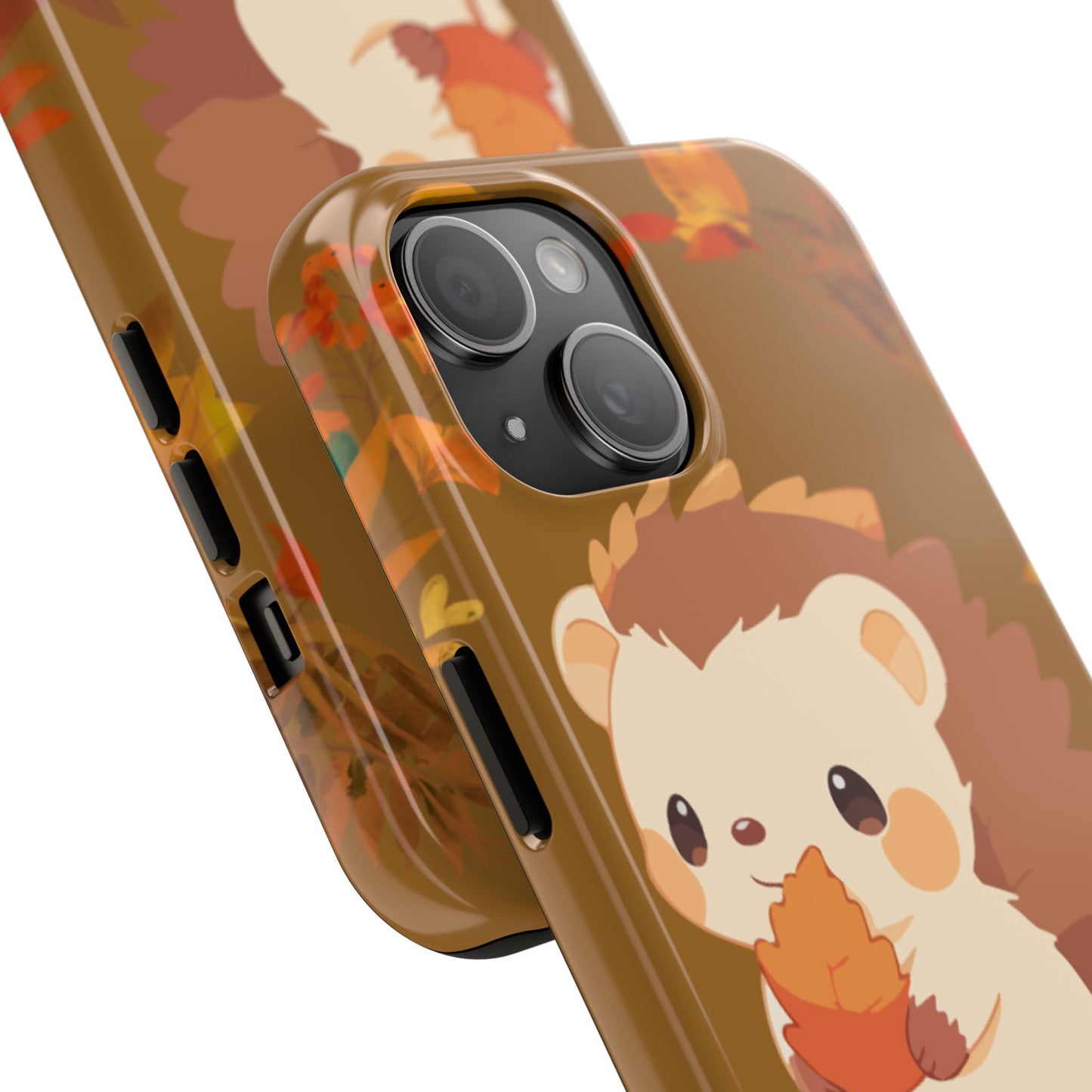 Cute Hedgehog Phone Cases, Fall Decor, Animal Lovers Gifts, Autumn Vibes, Unique Cell Phone Cover, Hedgehog Design