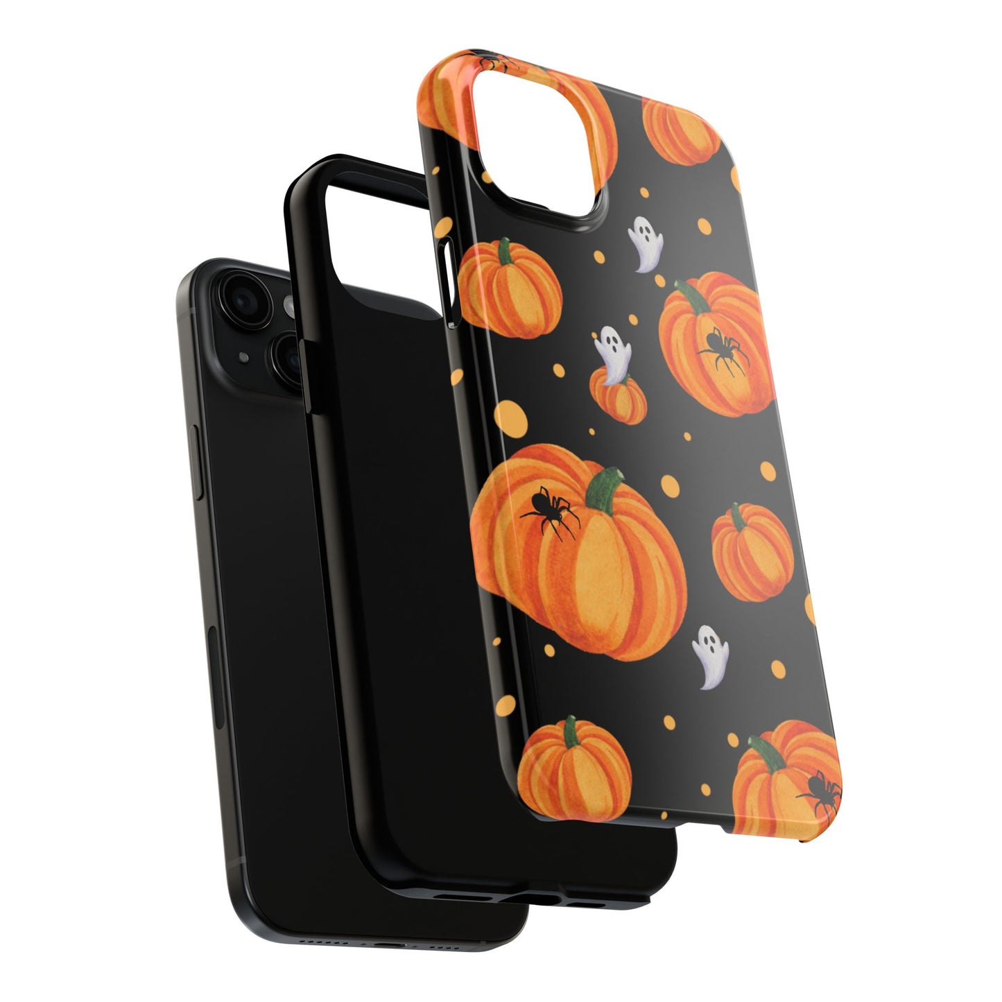 Halloween Pumpkin Phone Case, Spooky Ghost Phone Cover, Fall Autumn Decor, Cute Halloween Gifts, Mobile Protection