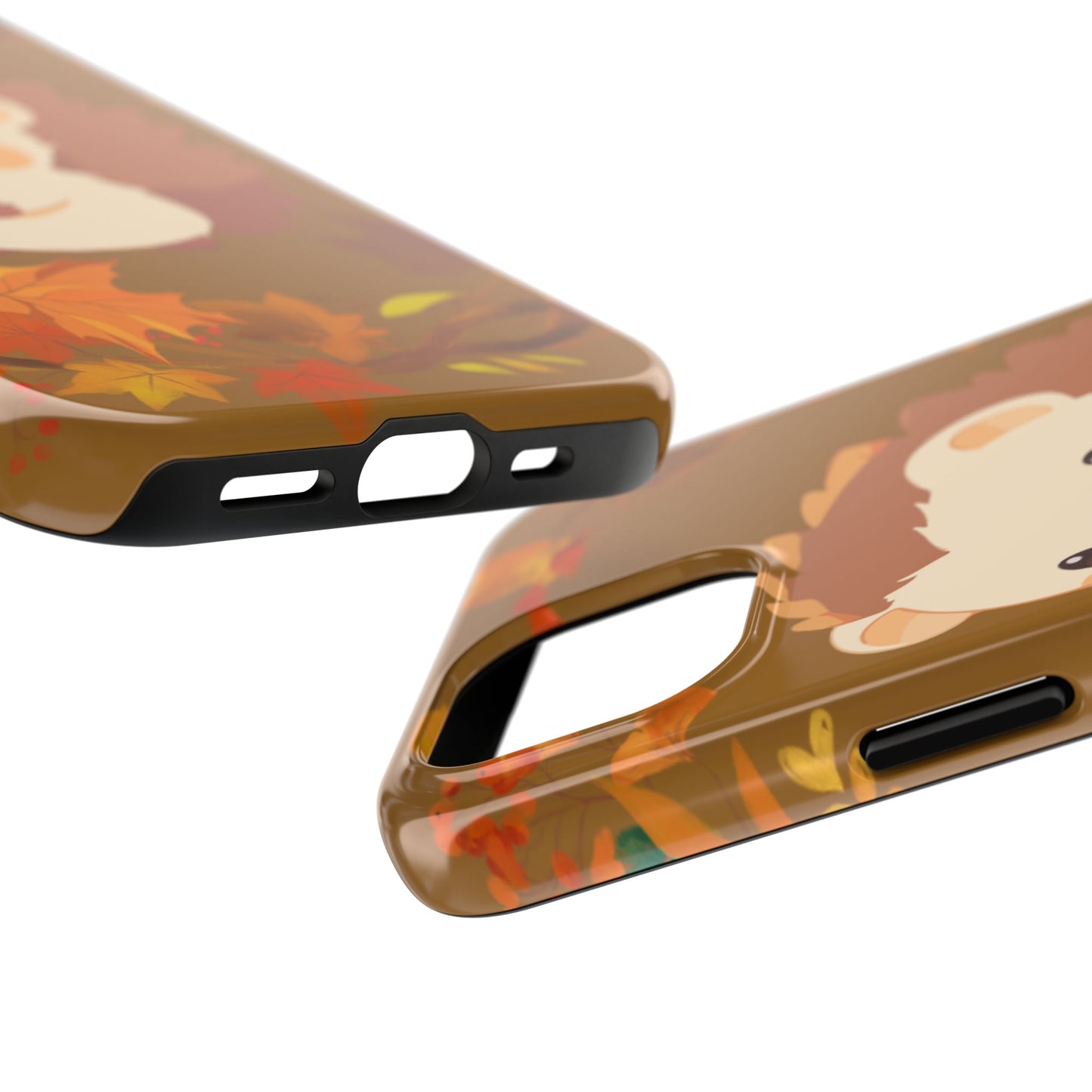 Cute Hedgehog Phone Cases, Fall Decor, Animal Lovers Gifts, Autumn Vibes, Unique Cell Phone Cover, Hedgehog Design