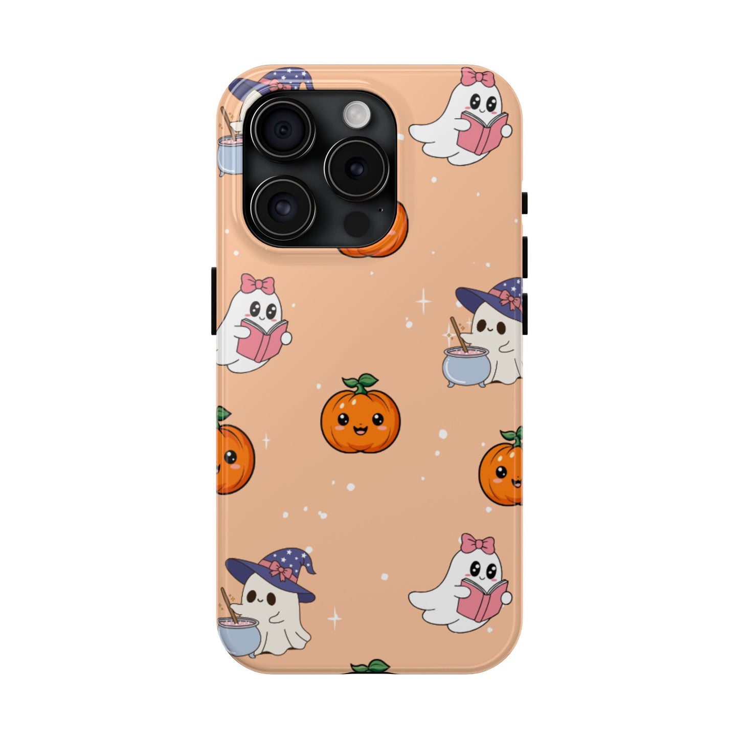 Halloween Ghosts Phone Case, Cute Tough Case, Pumpkin Designs, Spooky Decor, Fall Accessories, Trick or Treat Gift
