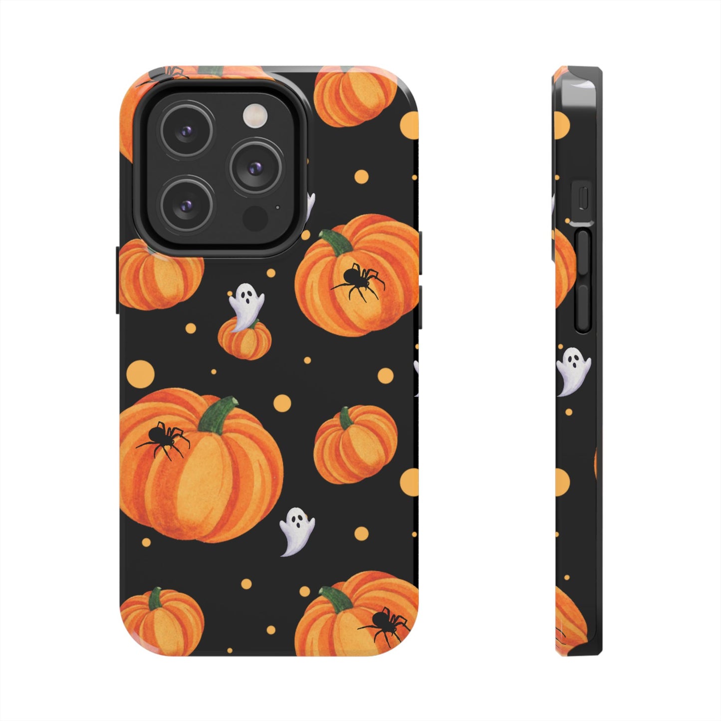 Halloween Pumpkin Phone Case, Spooky Ghost Phone Cover, Fall Autumn Decor, Cute Halloween Gifts, Mobile Protection