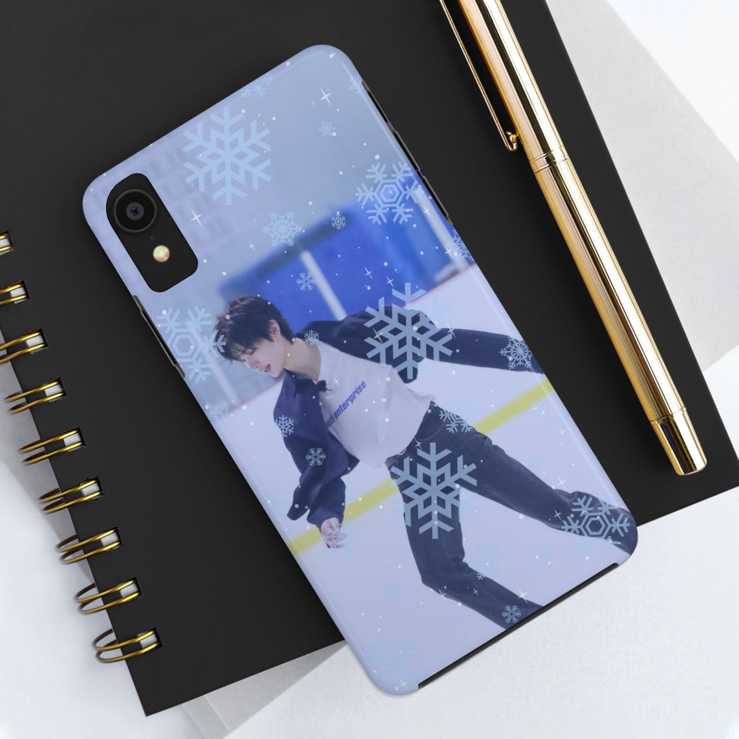 Ice Prince Tough Phone Case, Stylish Phone Protector, Winter Sports Accessory, Unique Gift for Skaters, Durable Phone Shell