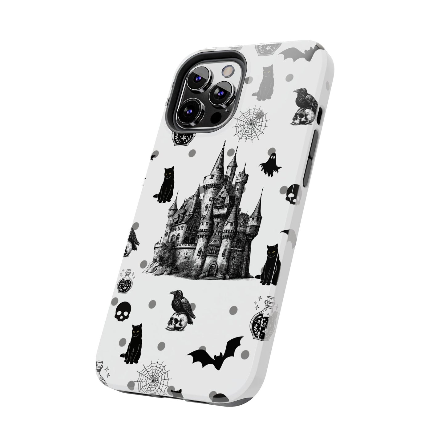 Gothic Castle Phone Cases - Tough & Stylish, Halloween Gifts, Spooky Vibe, Unique Designs, Phone Accessories, Customized Cases