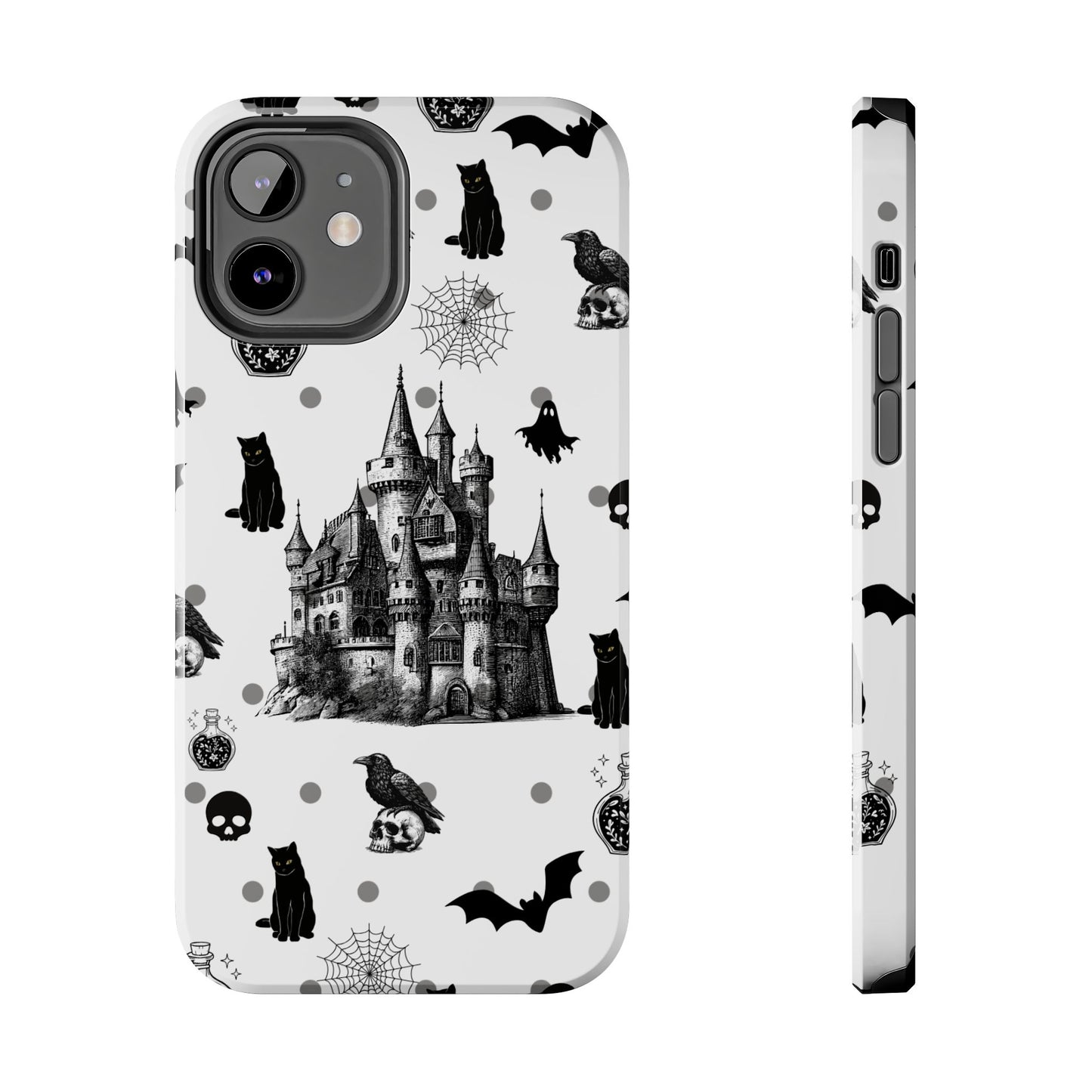 Gothic Castle Phone Cases - Tough & Stylish, Halloween Gifts, Spooky Vibe, Unique Designs, Phone Accessories, Customized Cases