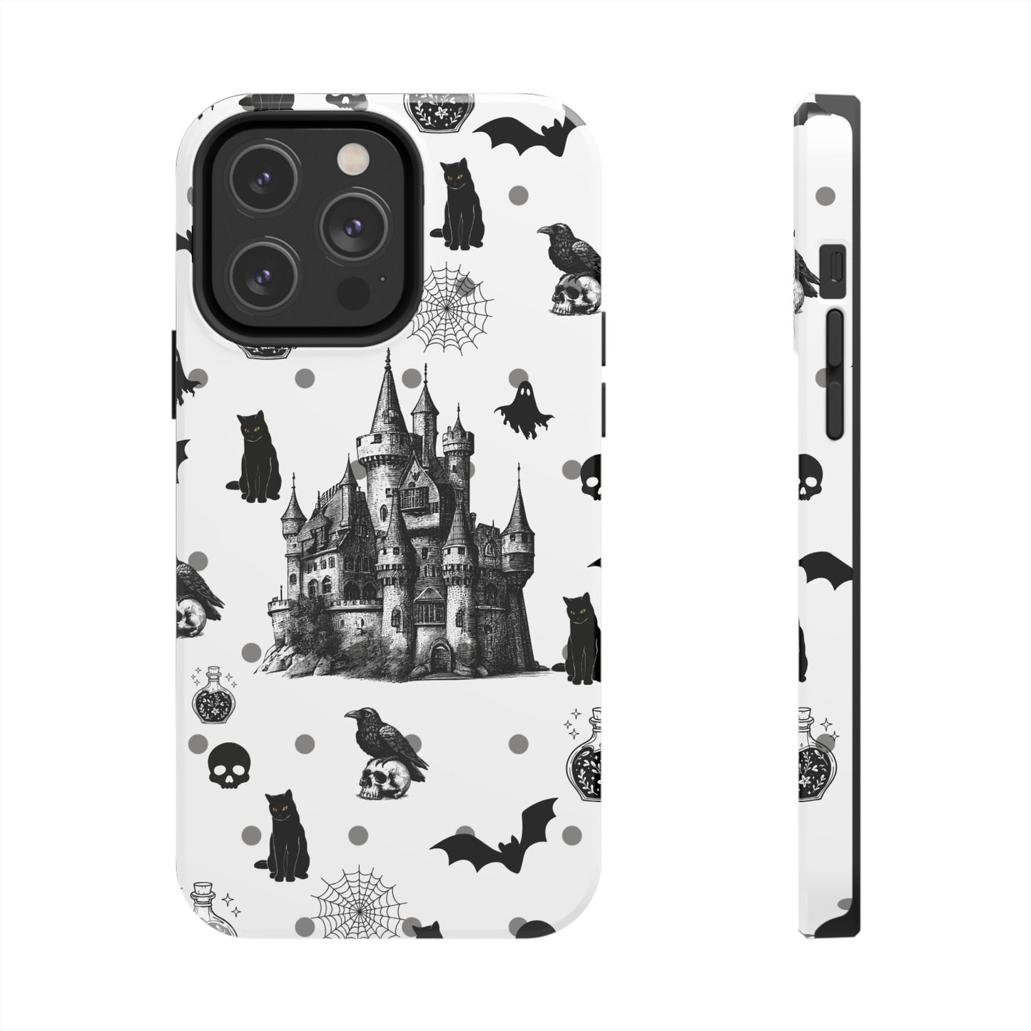 Gothic Castle Phone Cases - Tough & Stylish, Halloween Gifts, Spooky Vibe, Unique Designs, Phone Accessories, Customized Cases