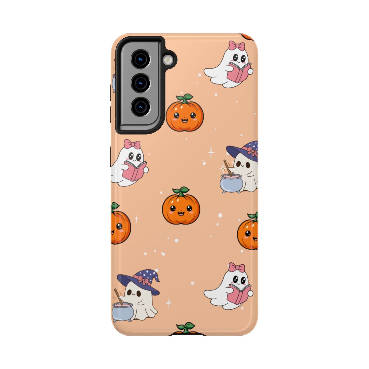 Halloween Ghosts Phone Case, Cute Tough Case, Pumpkin Designs, Spooky Decor, Fall Accessories, Trick or Treat Gift