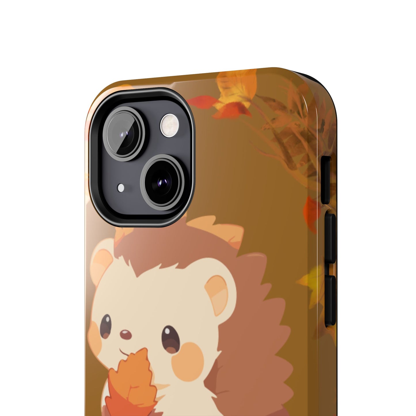 Cute Hedgehog Phone Cases, Fall Decor, Animal Lovers Gifts, Autumn Vibes, Unique Cell Phone Cover, Hedgehog Design