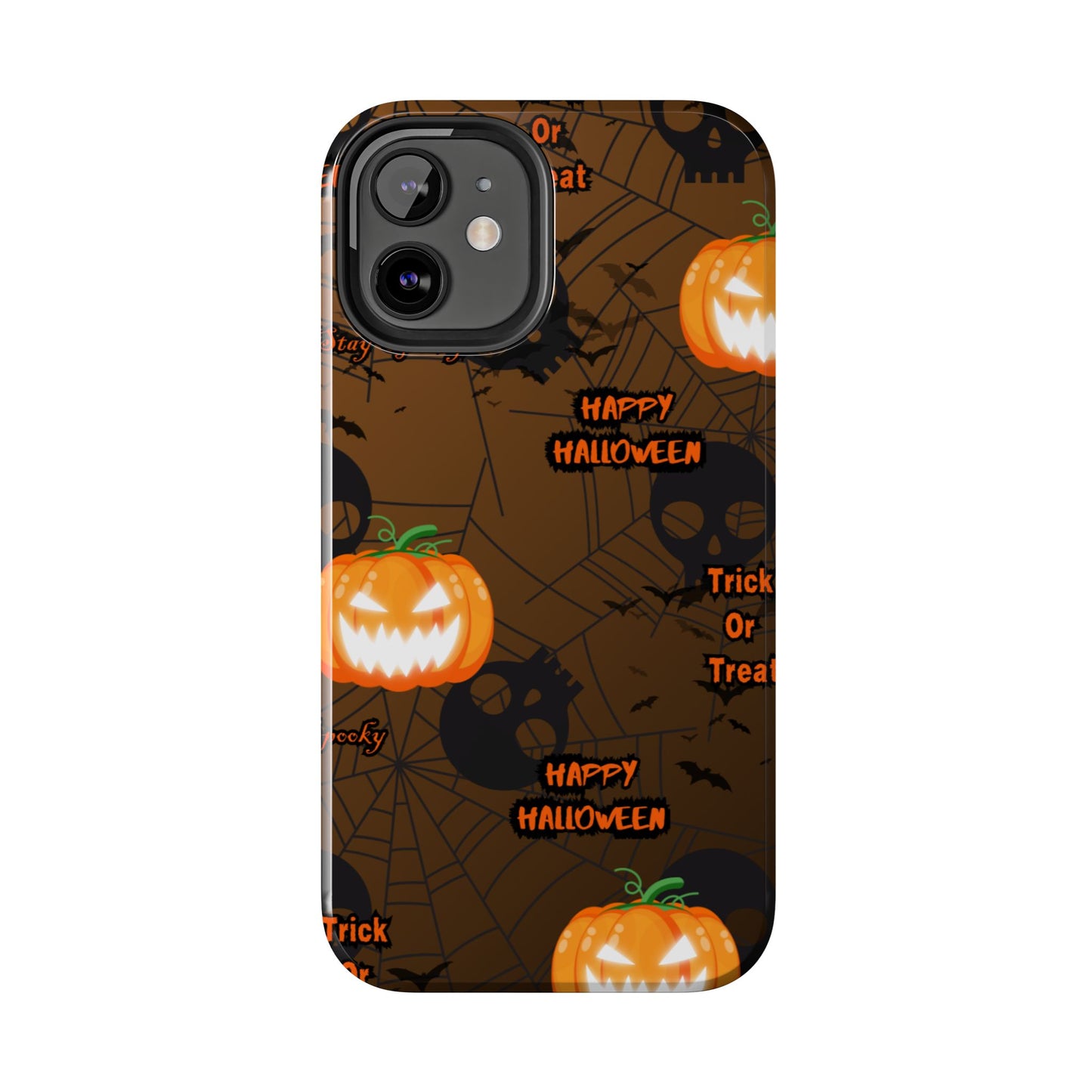 Halloween Tough Phone Cases, Spooky Mobile Covers, Trick or Treat Phone Case, Halloween Gifts, Fall Tech Accessories