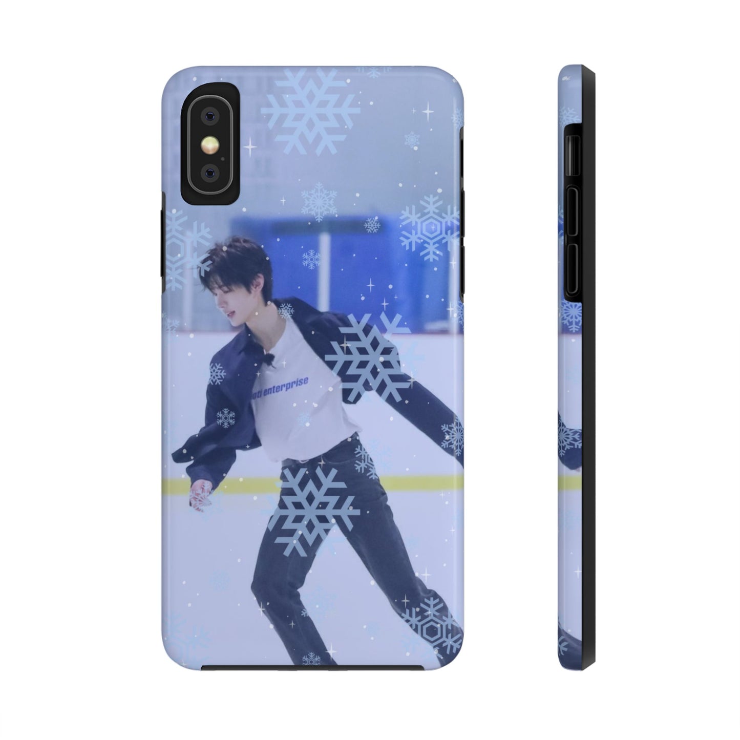 Ice Prince Tough Phone Case, Stylish Phone Protector, Winter Sports Accessory, Unique Gift for Skaters, Durable Phone Shell