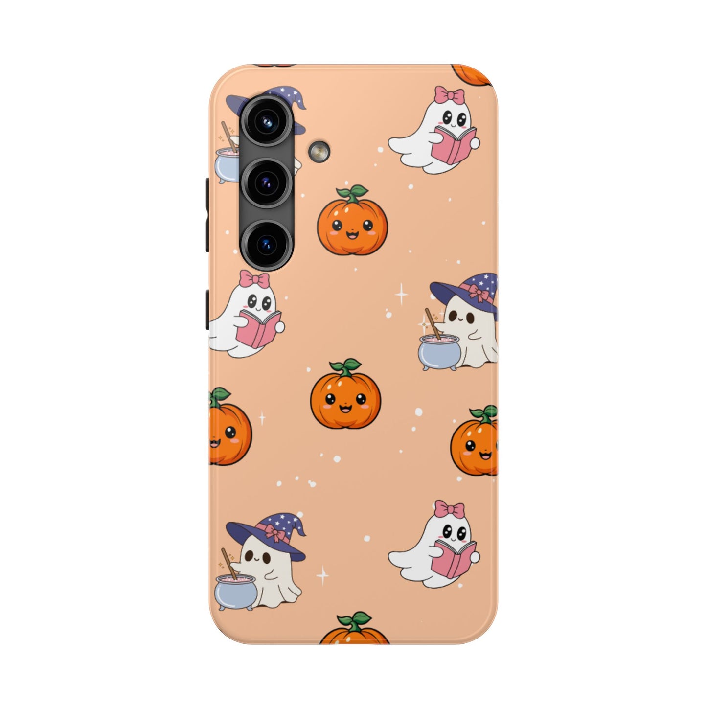 Halloween Ghosts Phone Case, Cute Tough Case, Pumpkin Designs, Spooky Decor, Fall Accessories, Trick or Treat Gift